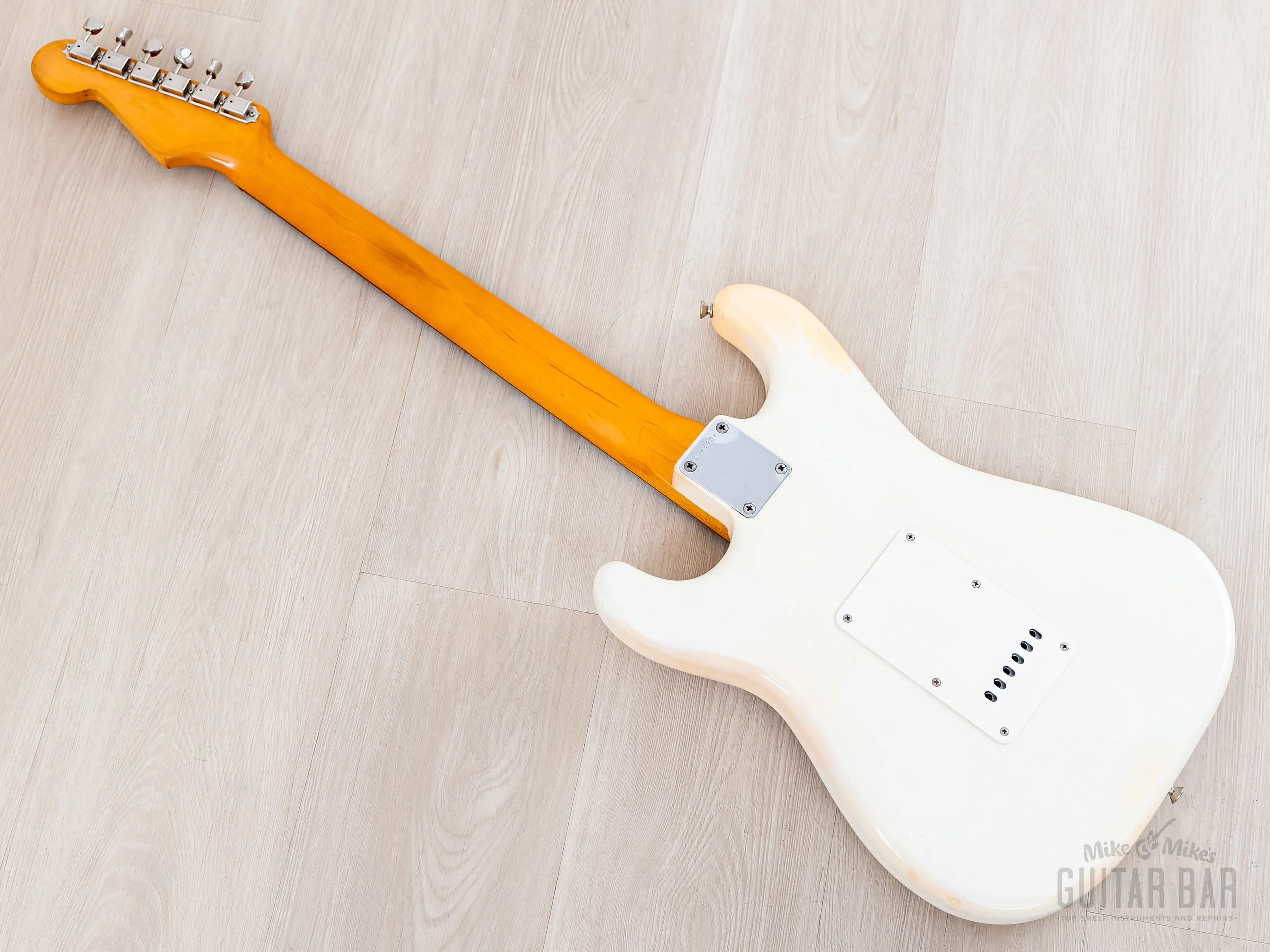1983 Fender '62 Stratocaster JV ST62-85 Olympic White w/ USA Fullerton Pickups, Japan MIJ Fujigen - Image 13