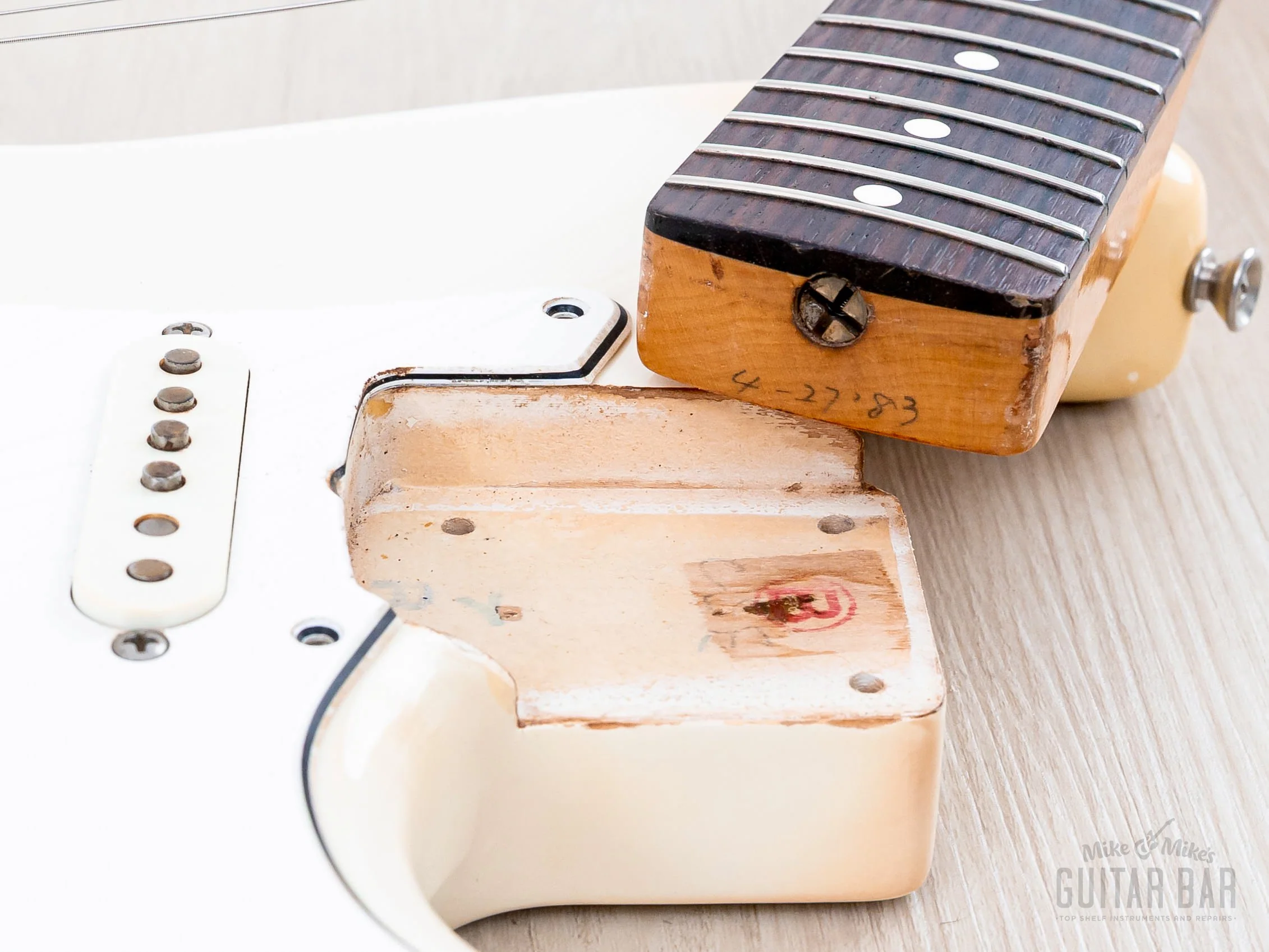 1983 Fender '62 Stratocaster JV ST62-85 Olympic White w/ USA Fullerton Pickups, Japan MIJ Fujigen - Image 17