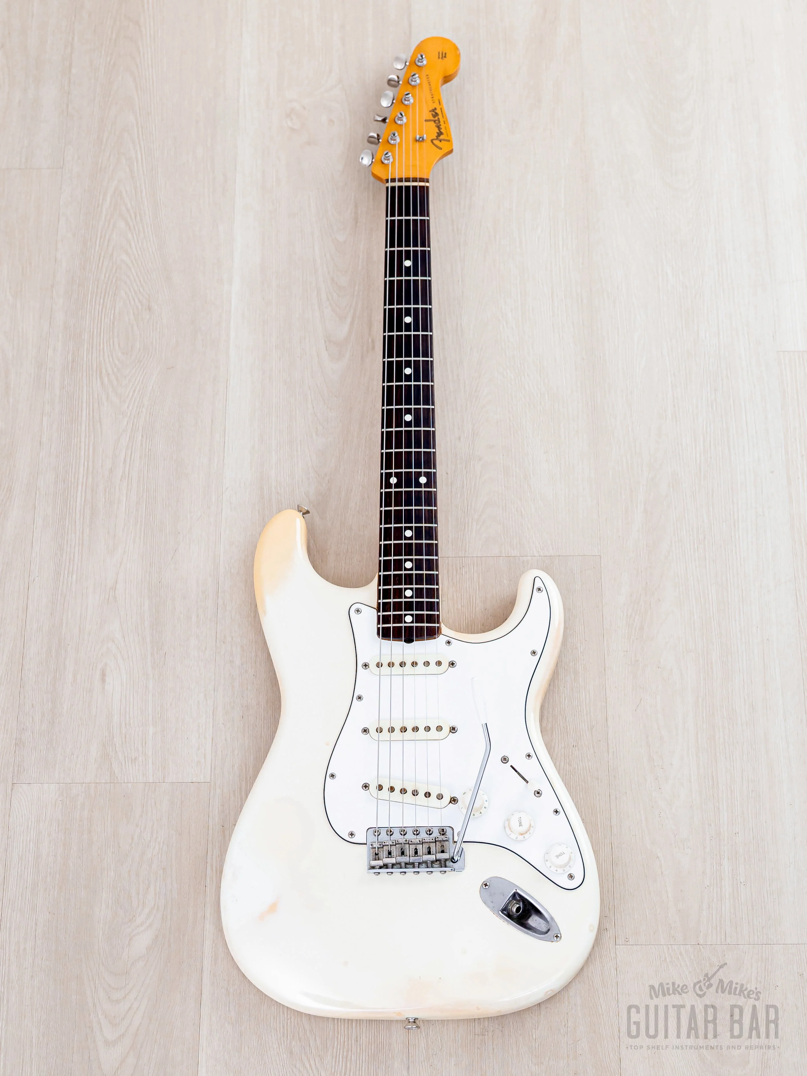 1983 Fender '62 Stratocaster JV ST62-85 Olympic White w/ USA Fullerton Pickups, Japan MIJ Fujigen - Image 2