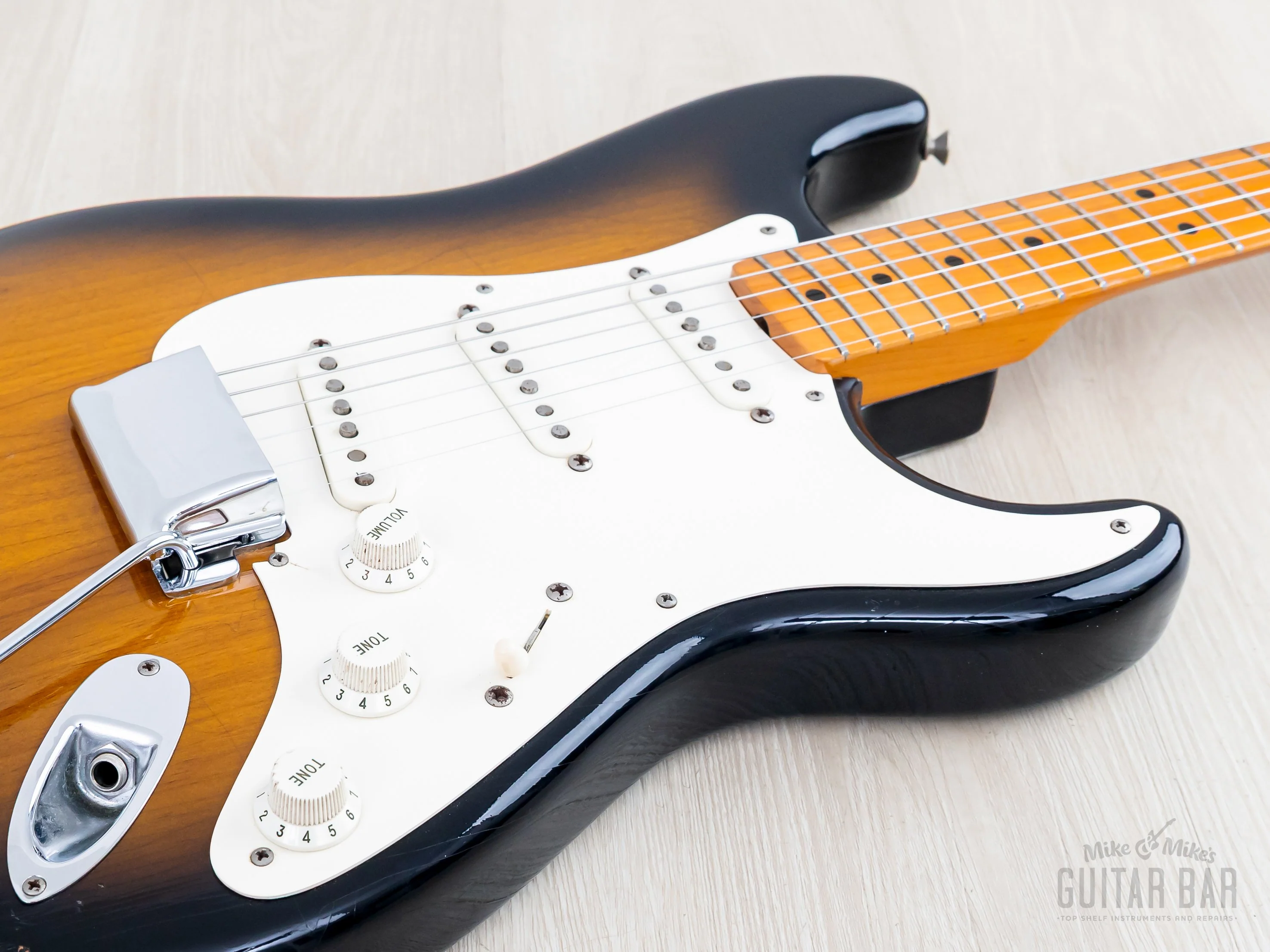 1983 Fender Fullerton American Vintage '57 Stratocaster Sunburst w/ Case, Hangtags - Image 6