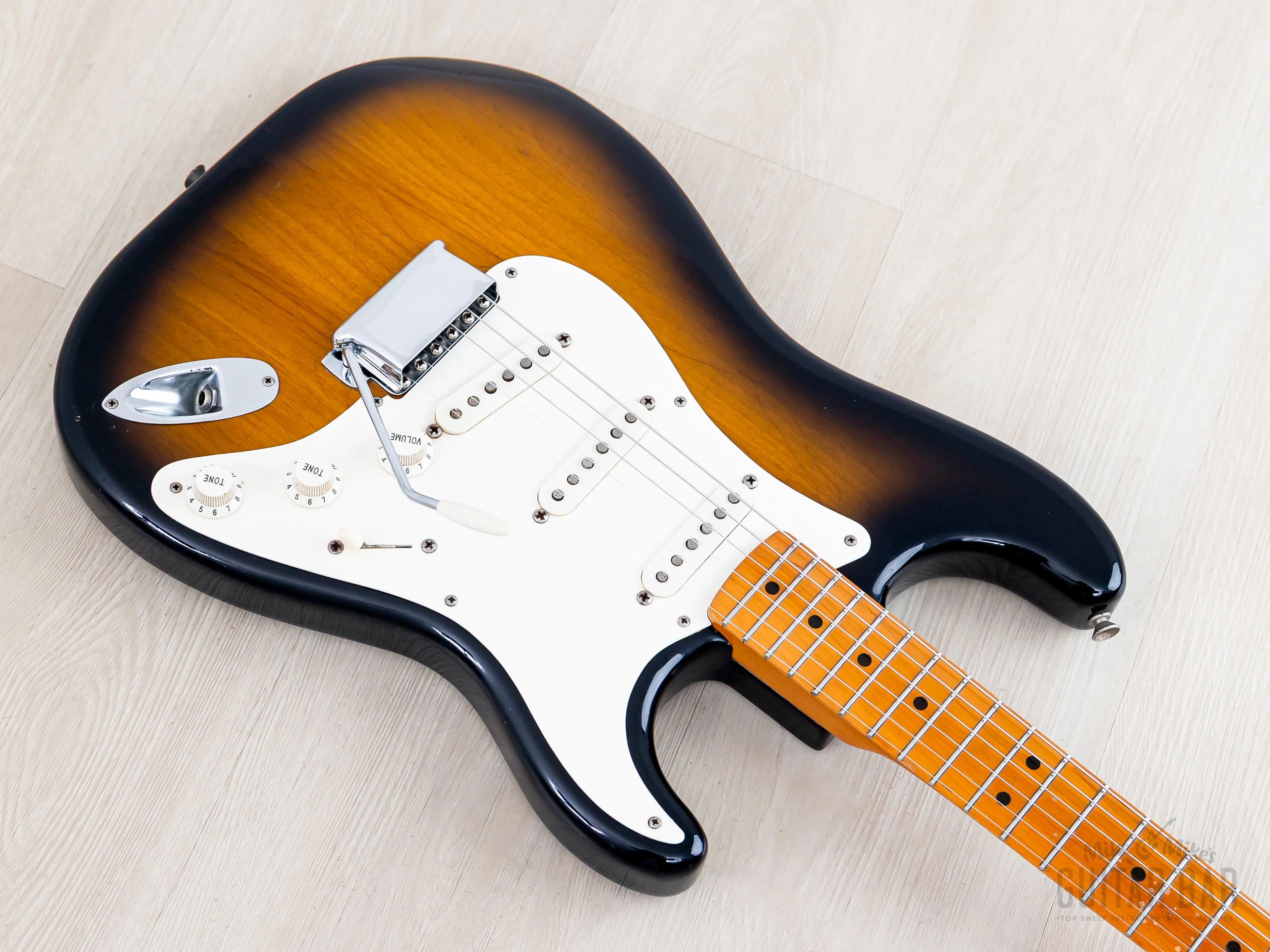 1983 Fender Fullerton American Vintage '57 Stratocaster Sunburst w/ Case, Hangtags - Image 8