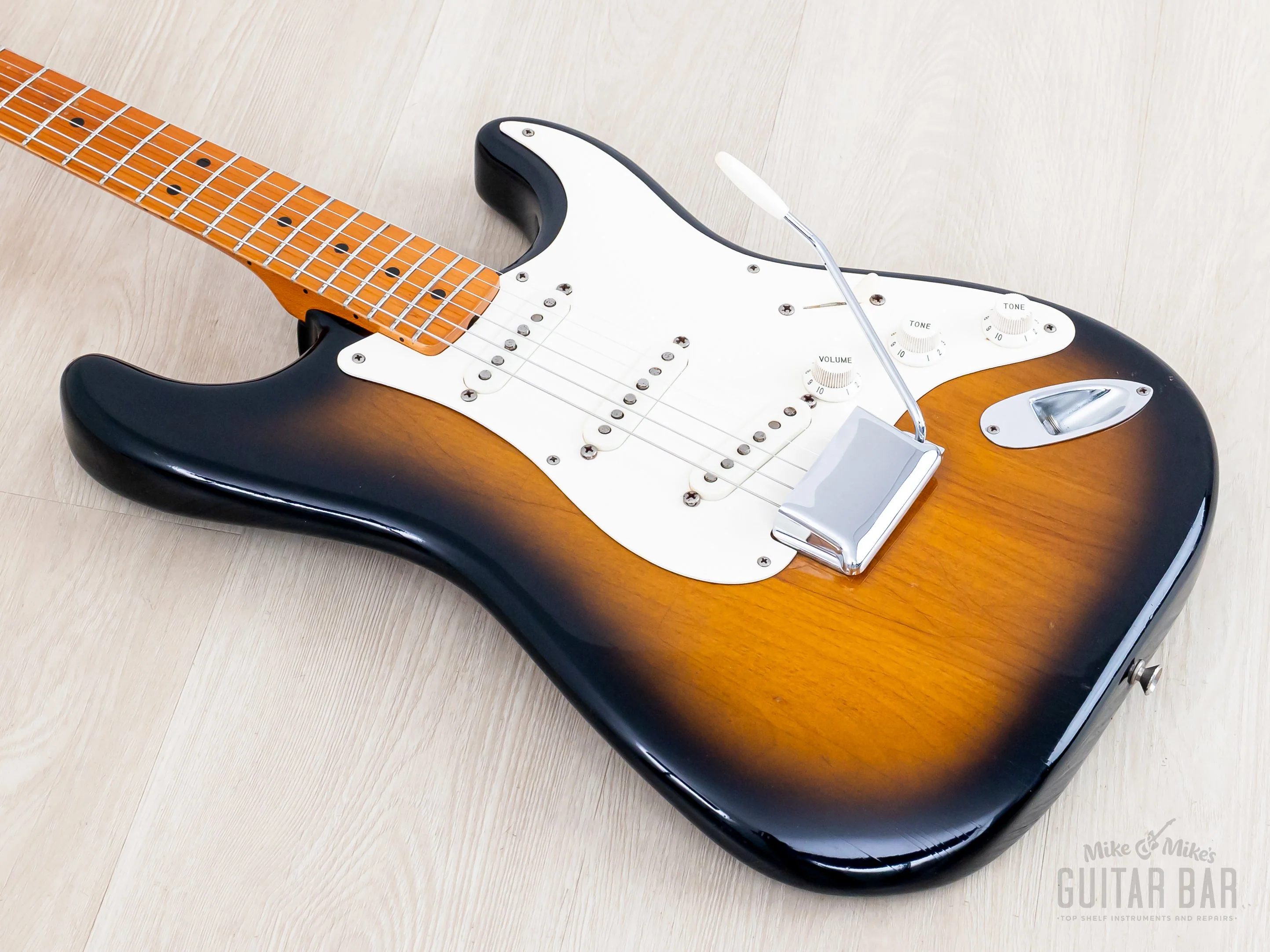 1983 Fender Fullerton American Vintage '57 Stratocaster Sunburst w/ Case, Hangtags - Image 9