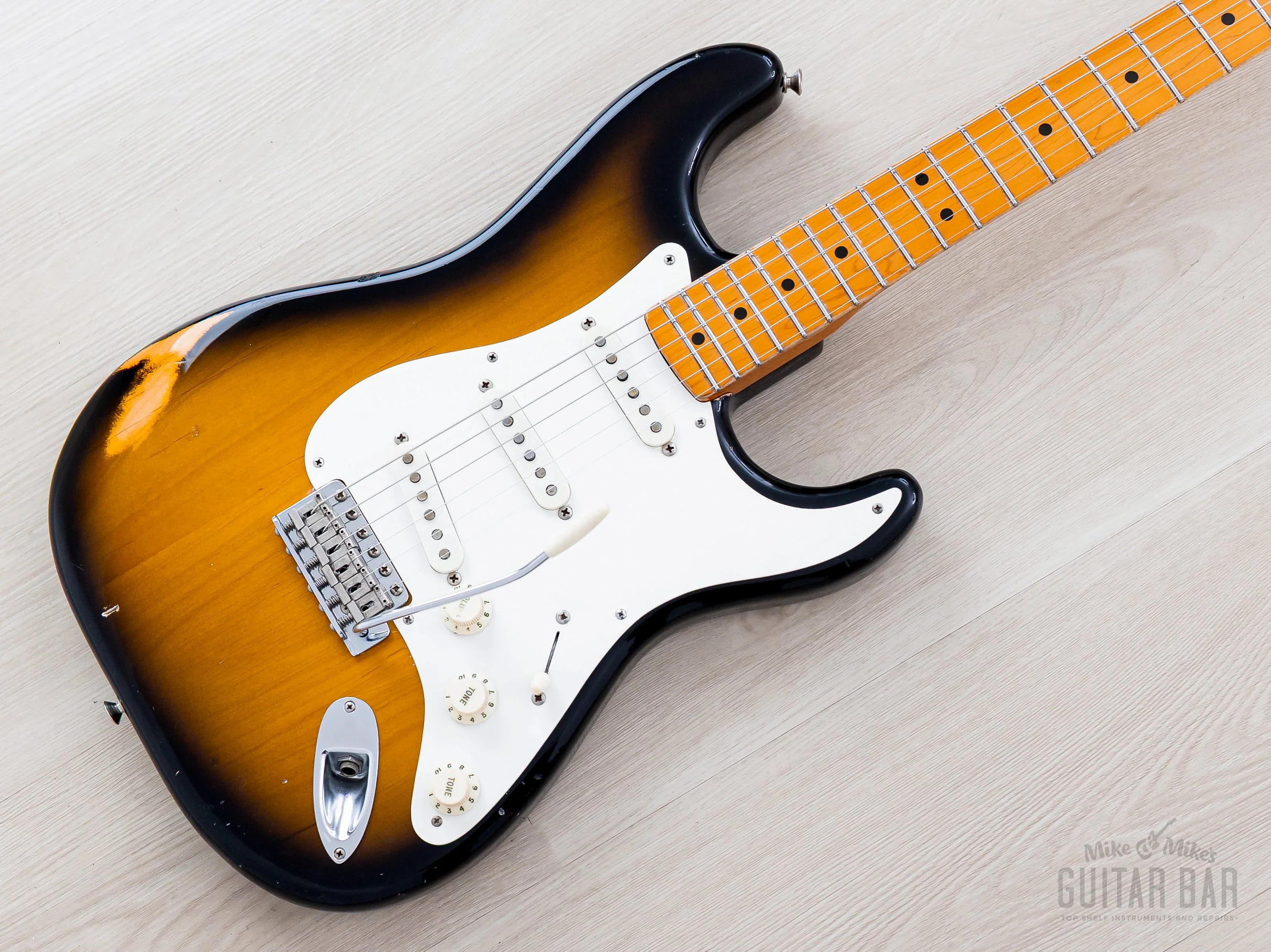 1983 Fender Fullerton American Vintage ‘57 Stratocaster Sunburst w/ Case, Hangtags