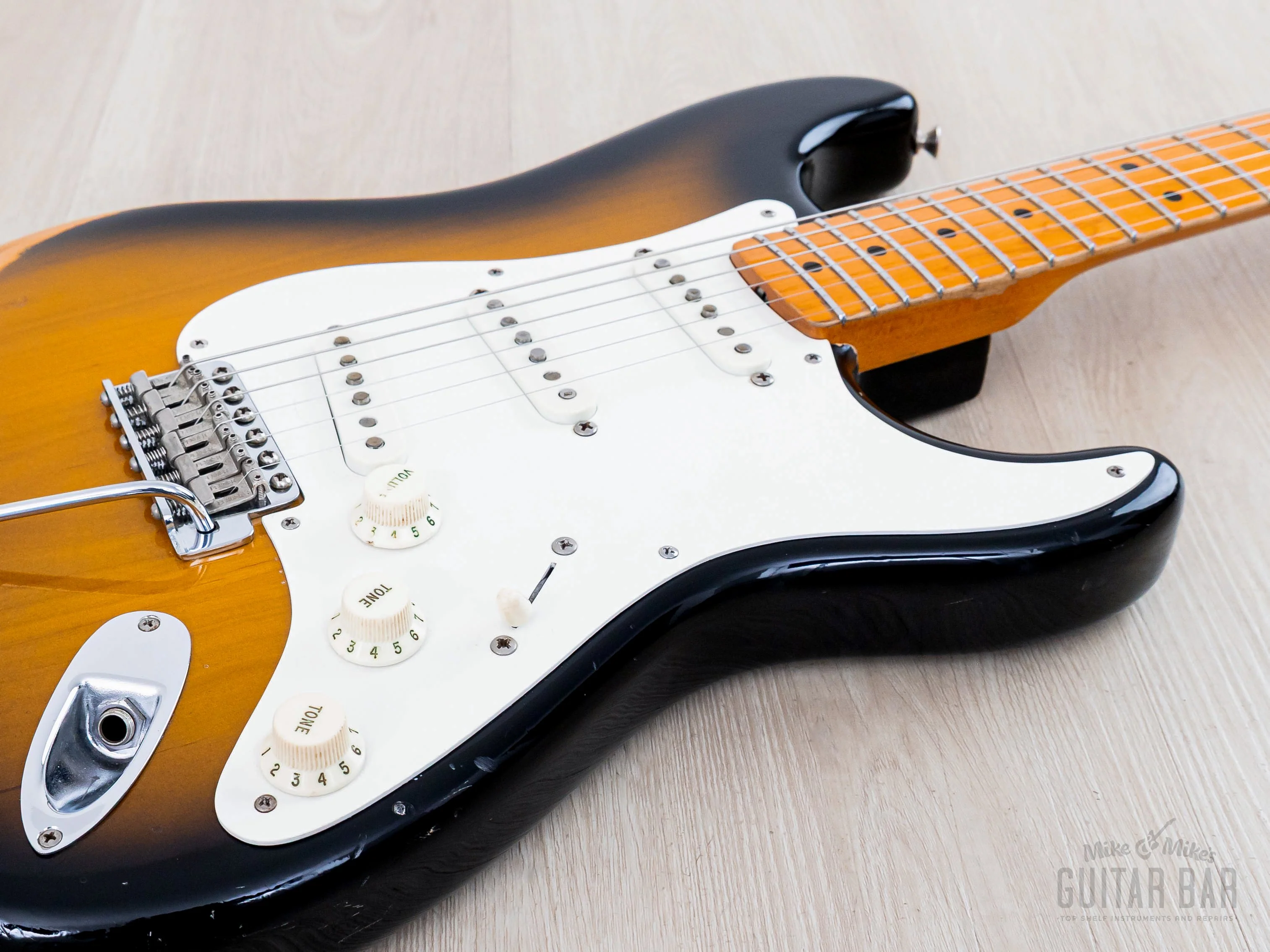1983 Fender Fullerton American Vintage ‘57 Stratocaster Sunburst w/ Case, Hangtags - Image 6