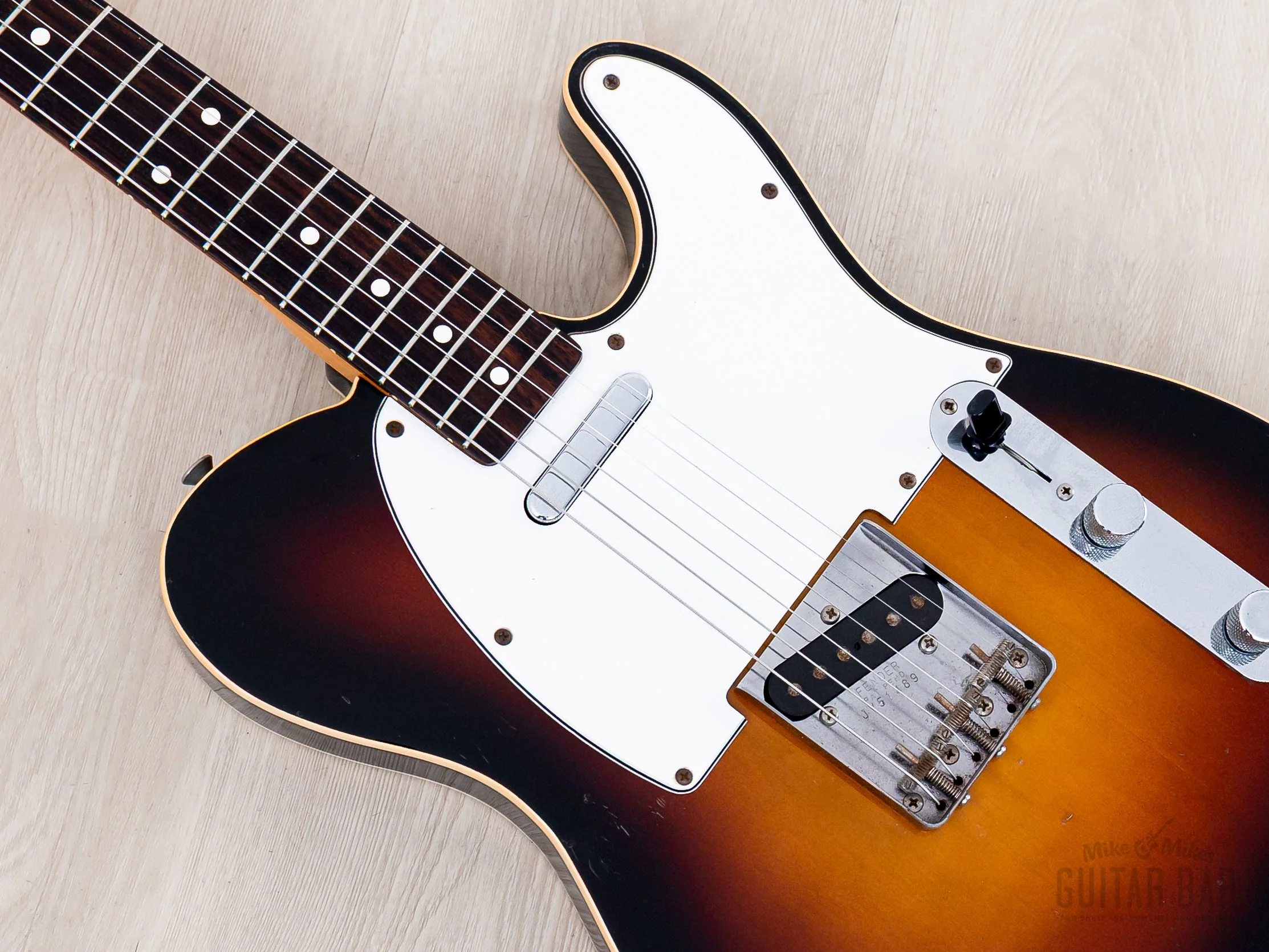 1983 Fender JV '62 Telecaster Custom TL62B-65 Sunburst 100% Original, Japan MIJ Fujigen - Image 7