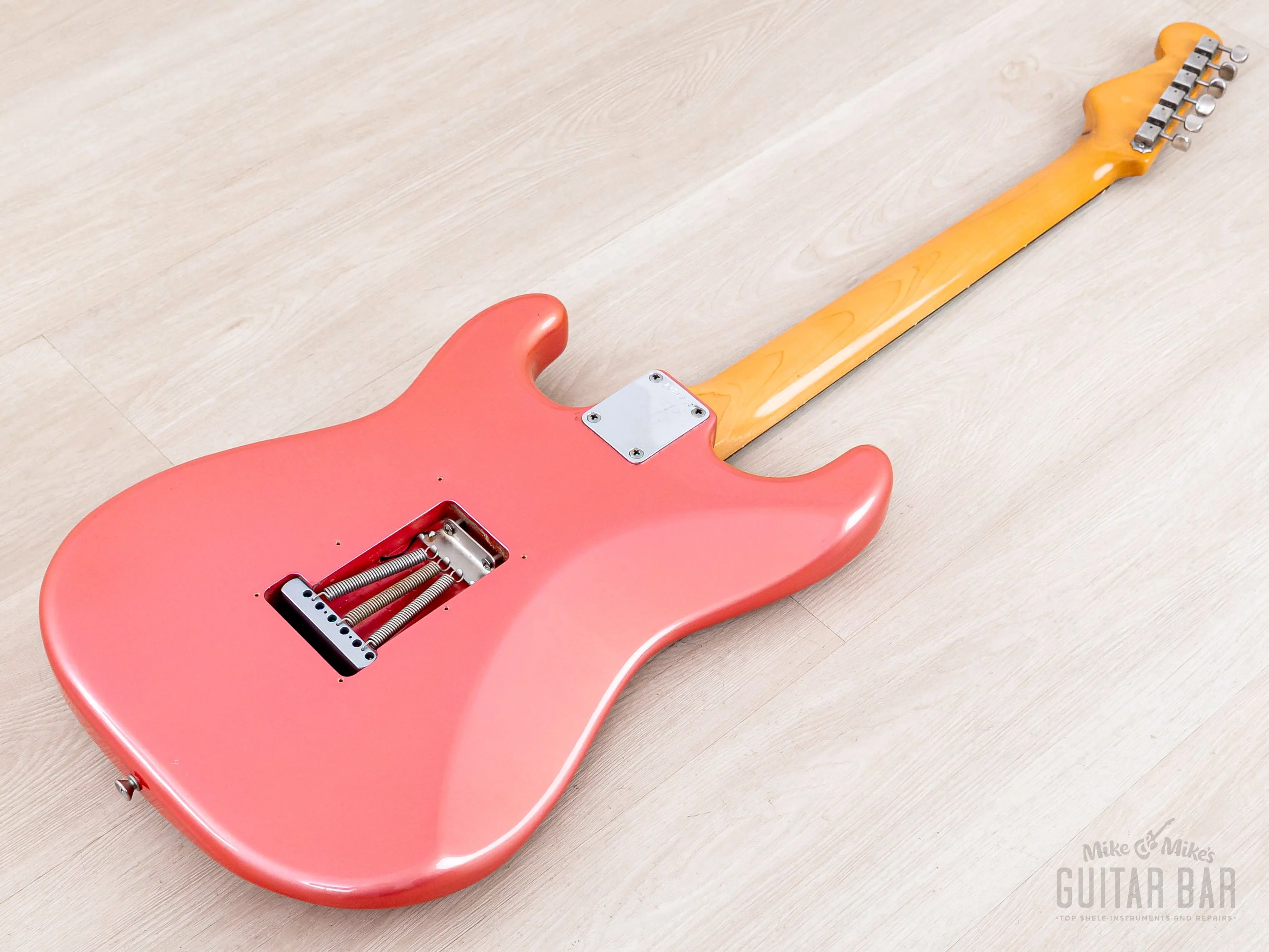 1983 Fender JV Stratocaster '62 Vintage Reissue ST62-65 Metallic Pink w/ Case, Japan MIJ Fujigen - Image 14