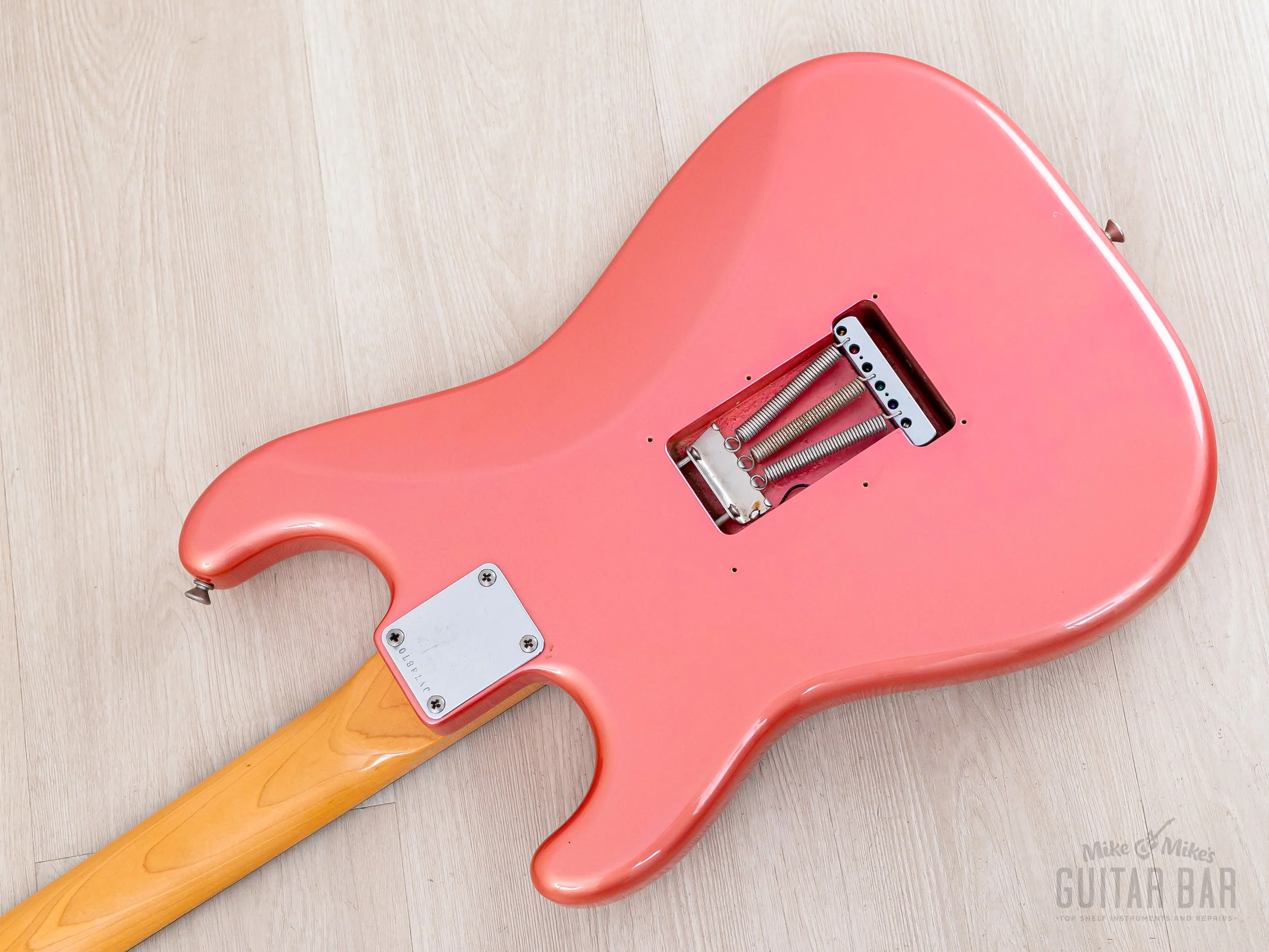1983 Fender JV Stratocaster '62 Vintage Reissue ST62-65 Metallic Pink w/ Case, Japan MIJ Fujigen - Image 15