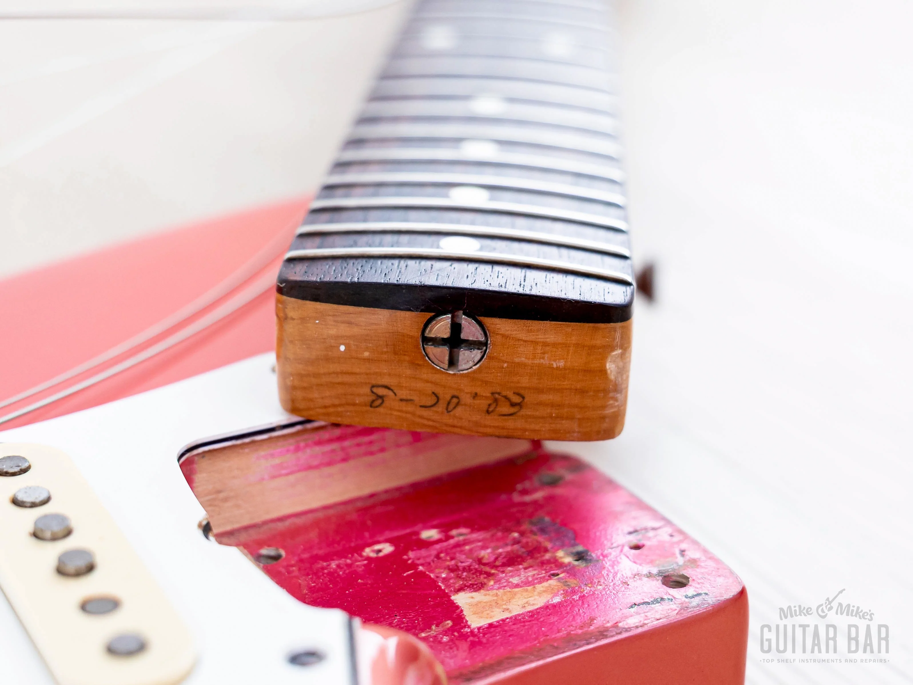 1983 Fender JV Stratocaster '62 Vintage Reissue ST62-65 Metallic Pink w/ Case, Japan MIJ Fujigen - Image 18