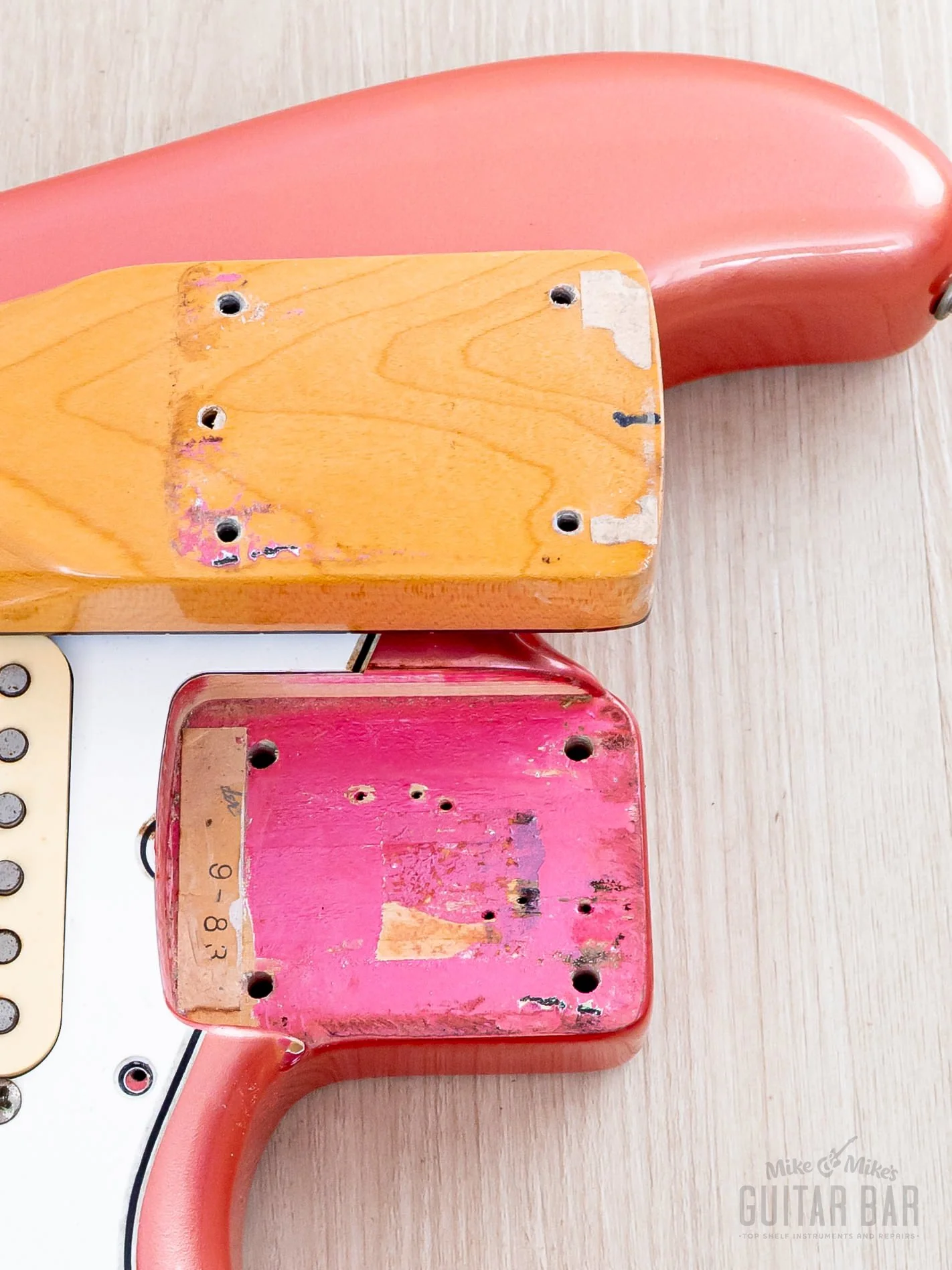 1983 Fender JV Stratocaster '62 Vintage Reissue ST62-65 Metallic Pink w/ Case, Japan MIJ Fujigen - Image 19