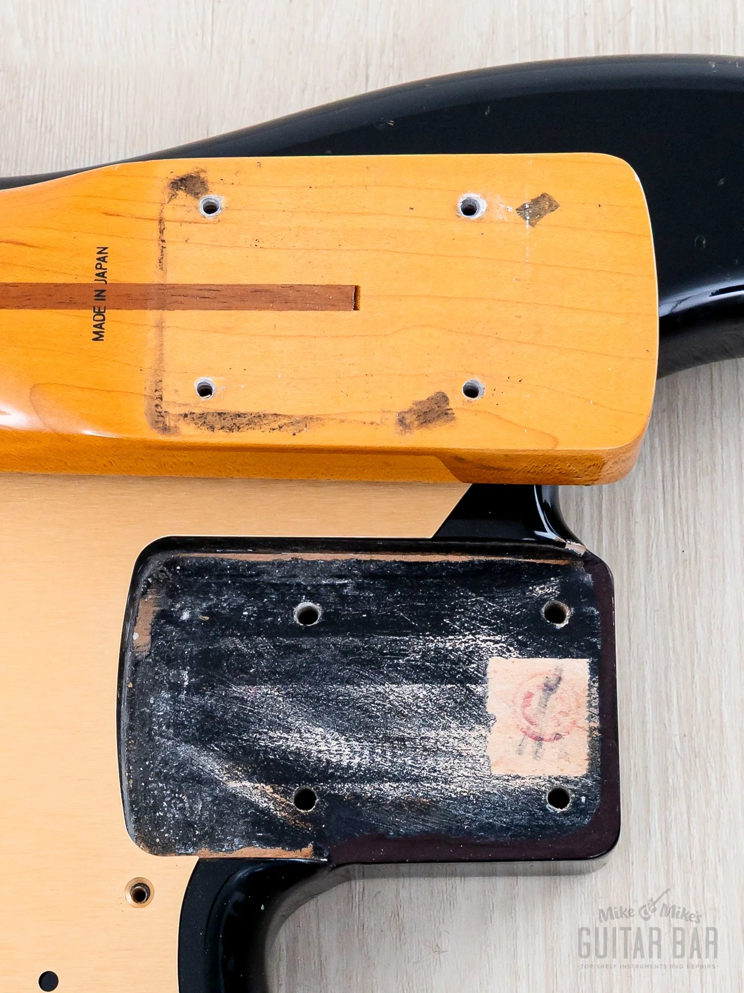 1983 Fender Precision Bass ‘57 Vintage Reissue PB57-95 Black Lacquer w/ USA Fullerton Pickup, Japan MIJ Fujigen - Image 19