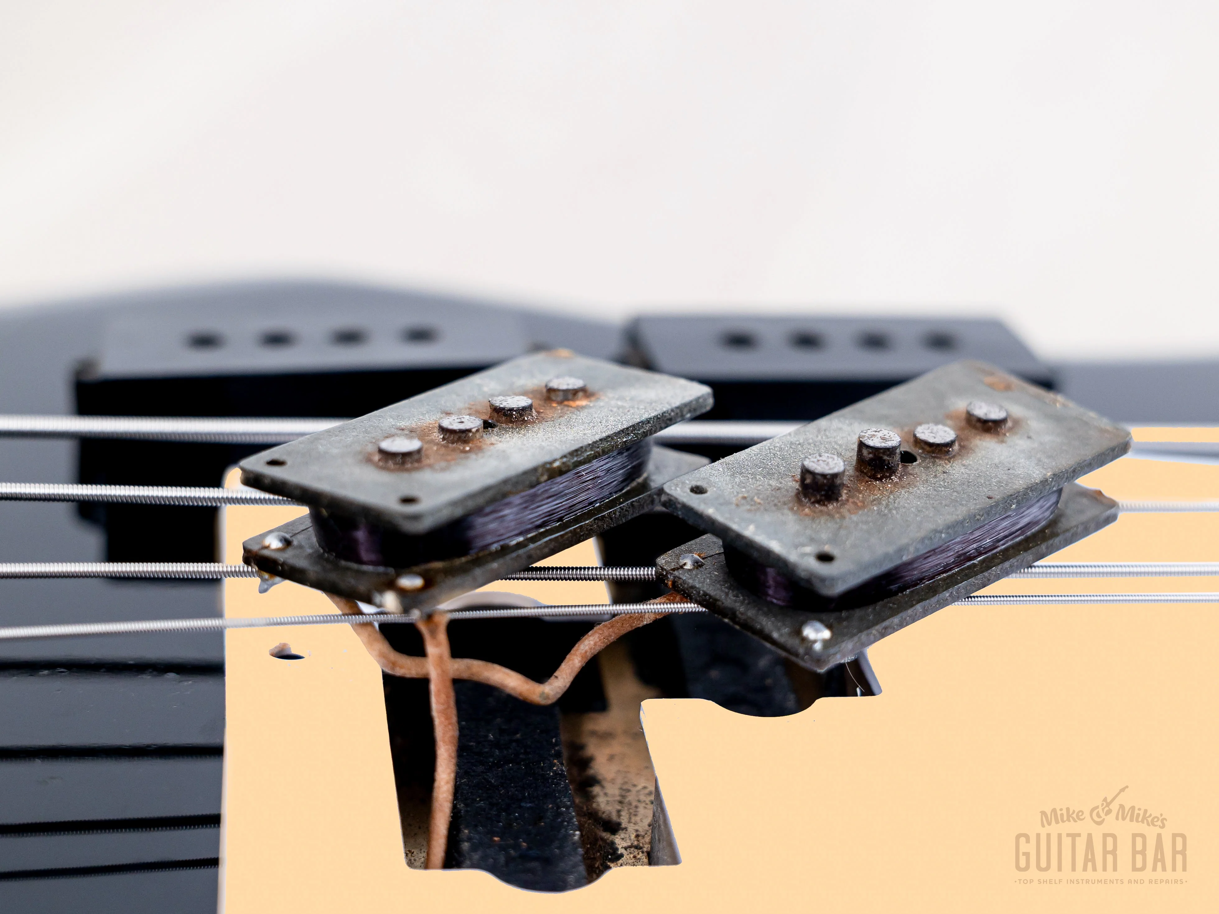1983 Fender Precision Bass ‘57 Vintage Reissue PB57-95 Black Lacquer w/ USA Fullerton Pickup, Japan MIJ Fujigen - Image 20