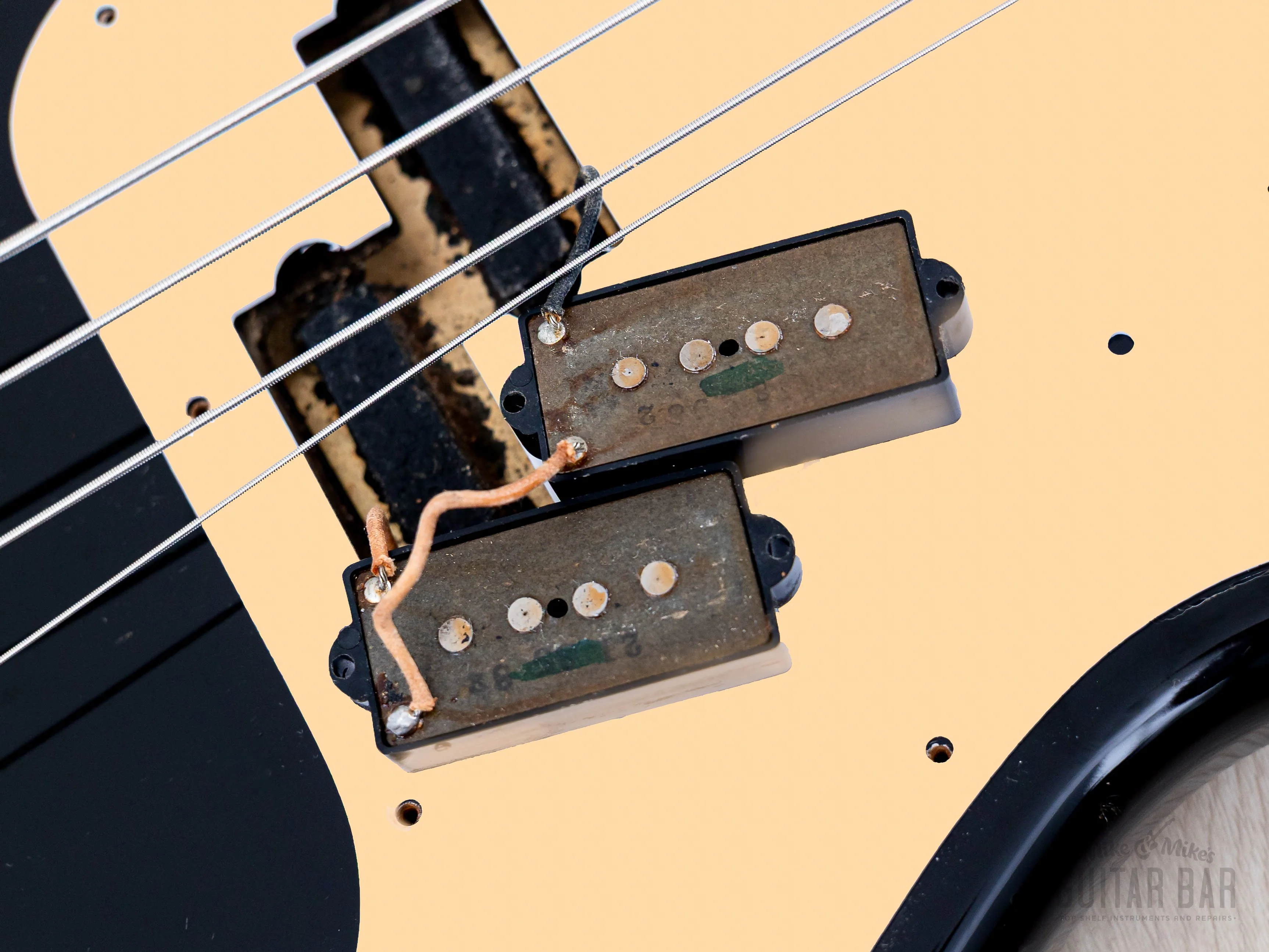 1983 Fender Precision Bass ‘57 Vintage Reissue PB57-95 Black Lacquer w/ USA Fullerton Pickup, Japan MIJ Fujigen - Image 21