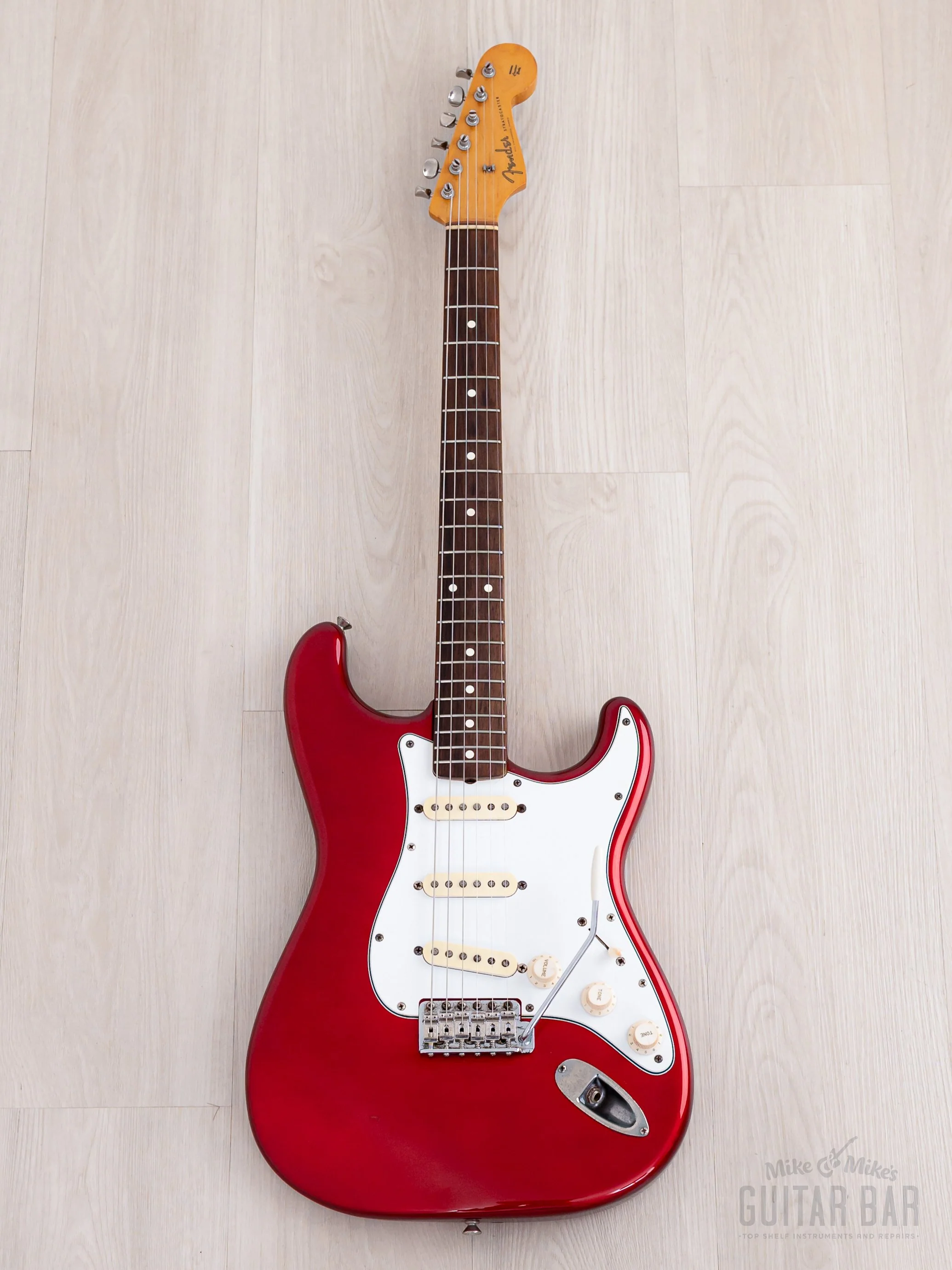 1983 Fender Stratocaster '62 Vintage Reissue JV ST62-65 Candy Apple Red 100% Original, Japan MIJ Fujigen - Image 2