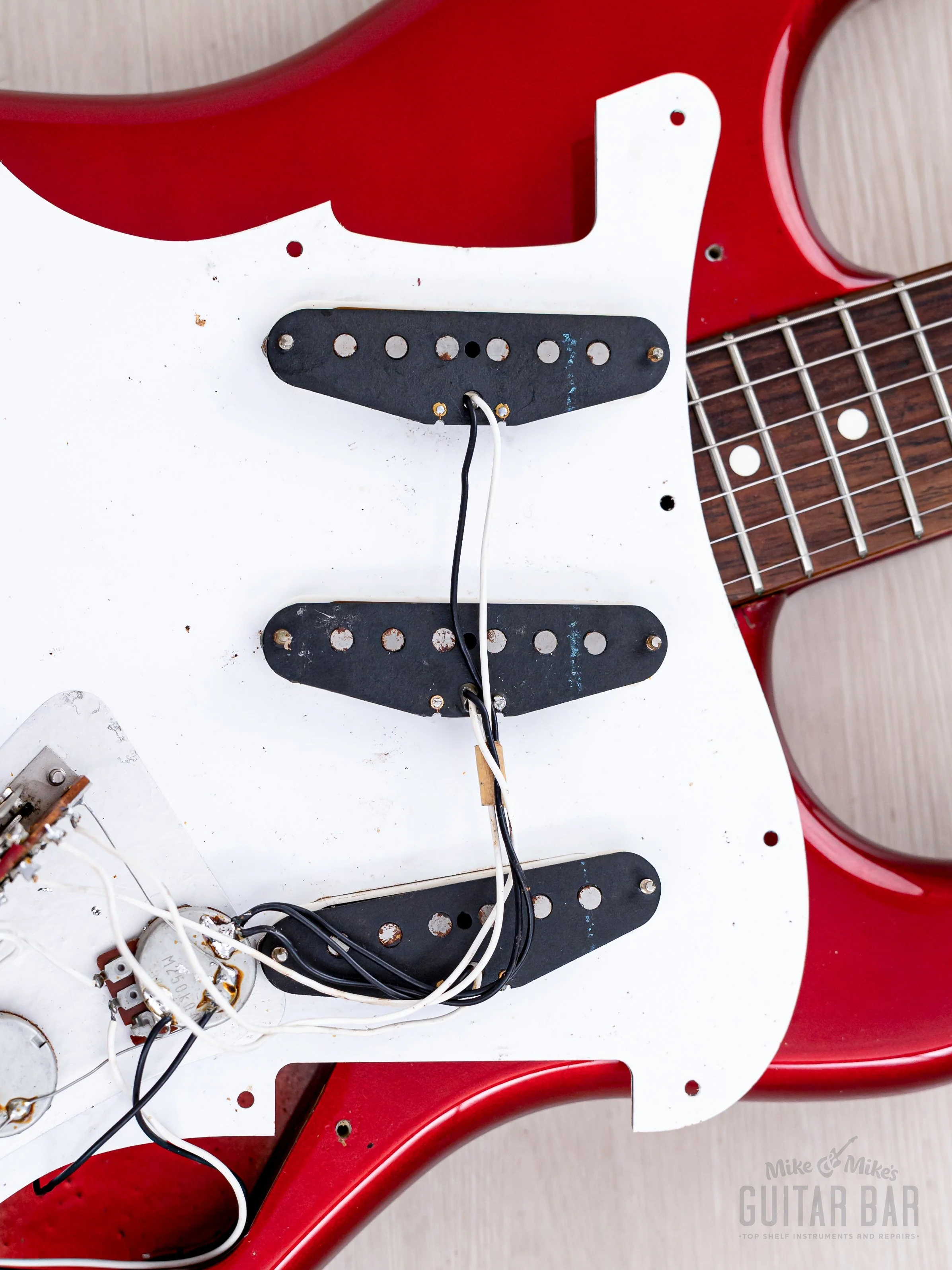 1983 Fender Stratocaster '62 Vintage Reissue JV ST62-65 Candy Apple Red 100% Original, Japan MIJ Fujigen - Image 20
