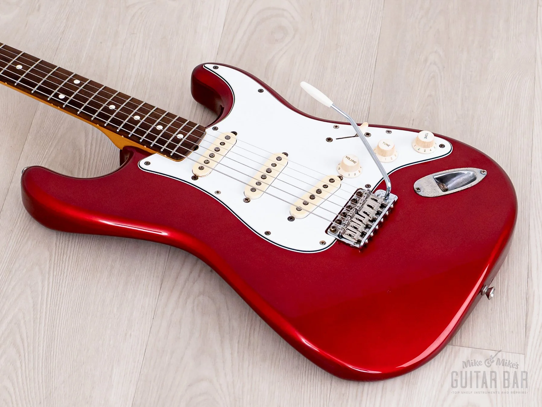 1983 Fender Stratocaster '62 Vintage Reissue JV ST62-65 Candy Apple Red 100% Original, Japan MIJ Fujigen - Image 9
