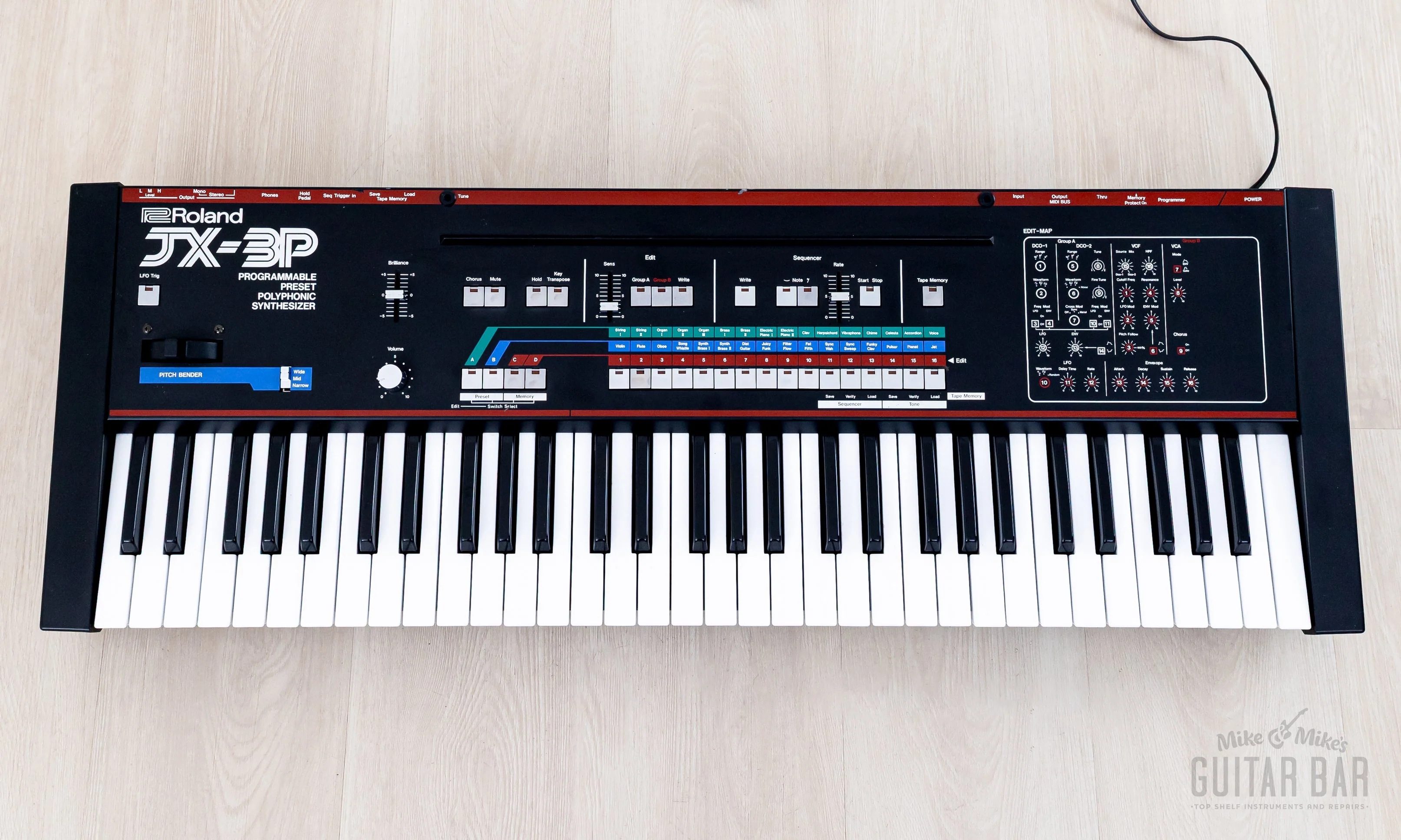1983 Roland JX-3P Vintage Analog Synthesizer, Serviced - Image 2