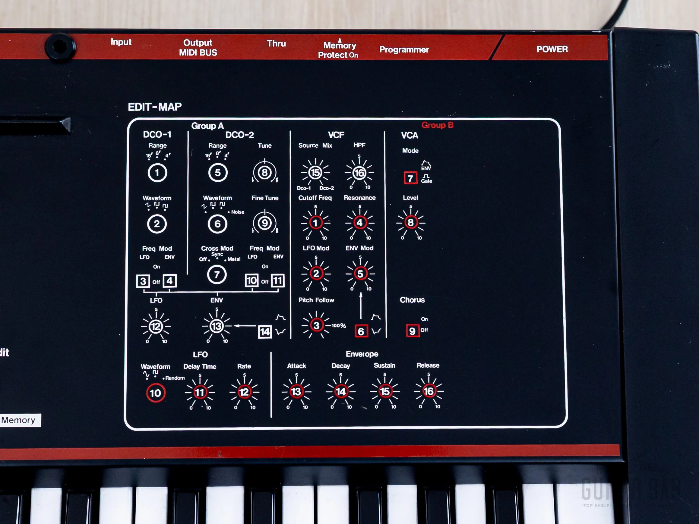 1983 Roland JX-3P Vintage Analog Synthesizer, Serviced - Image 4