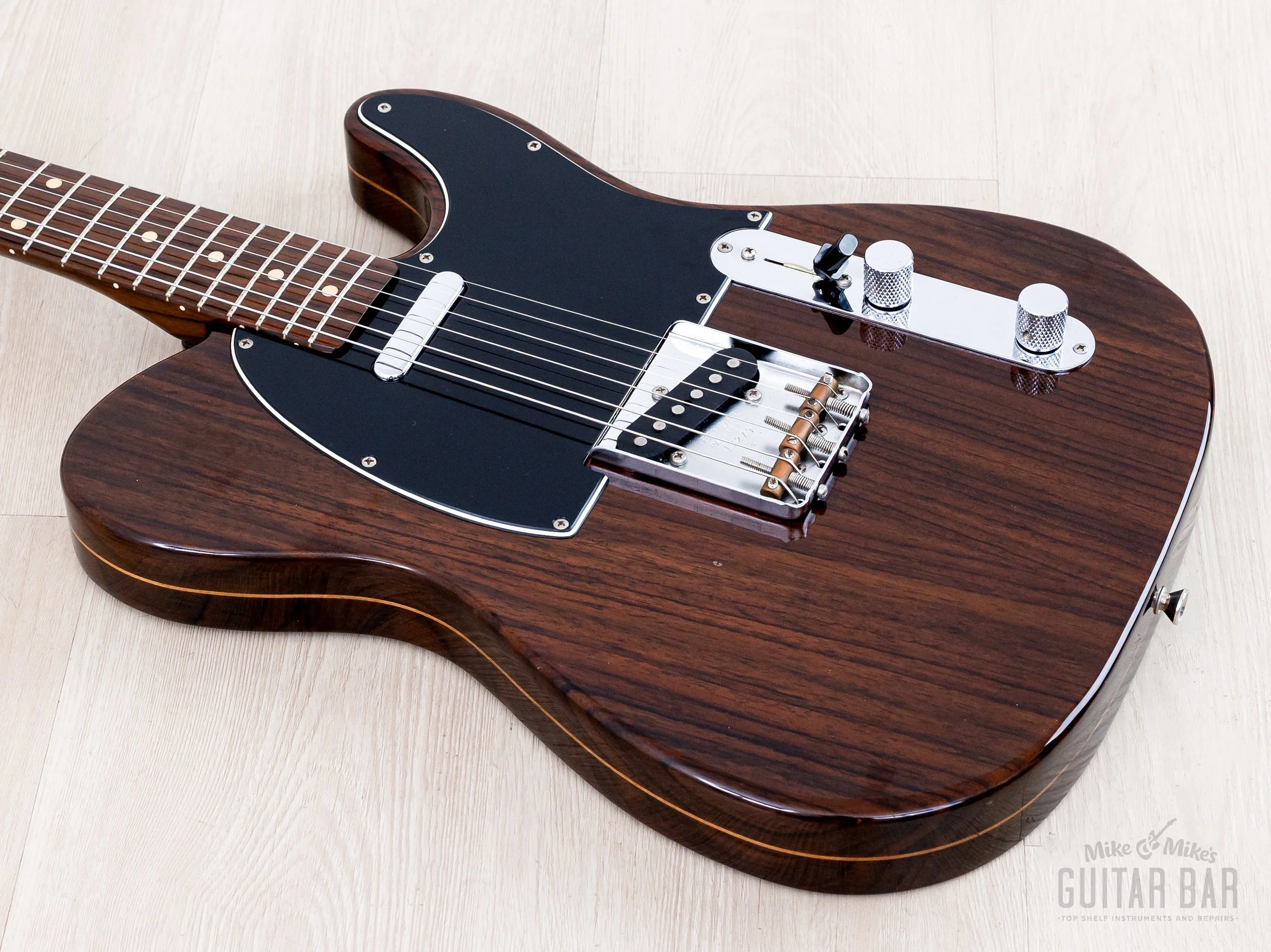 1984 Fender JV Rosewood Telecaster '69 Vintage Reissue TL69-115 All Rose w/ Fullerton Pickups & Case, Japan MIJ Fujigen - Image 10