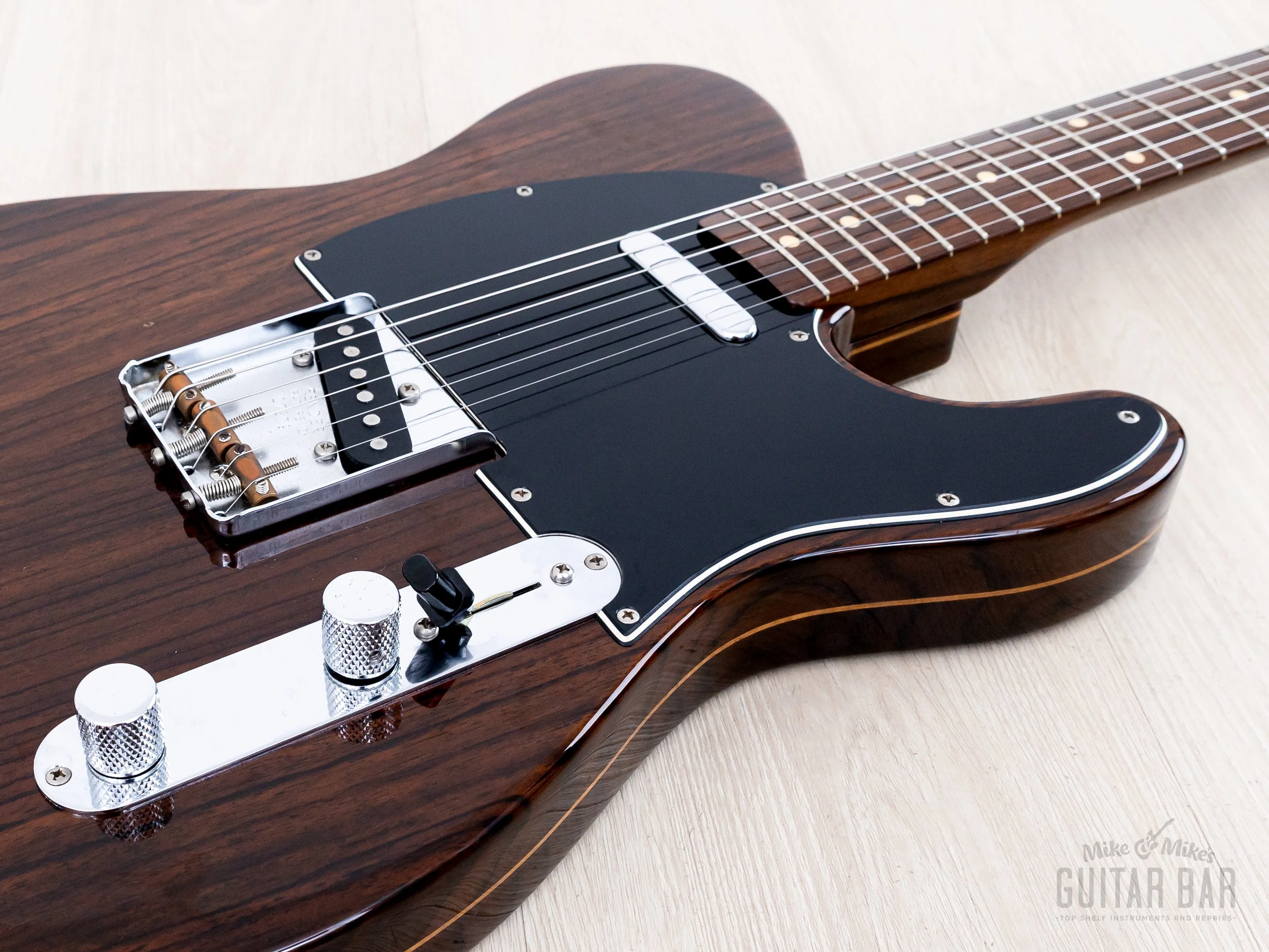 1984 Fender JV Rosewood Telecaster '69 Vintage Reissue TL69-115 All Rose w/ Fullerton Pickups & Case, Japan MIJ Fujigen - Image 6