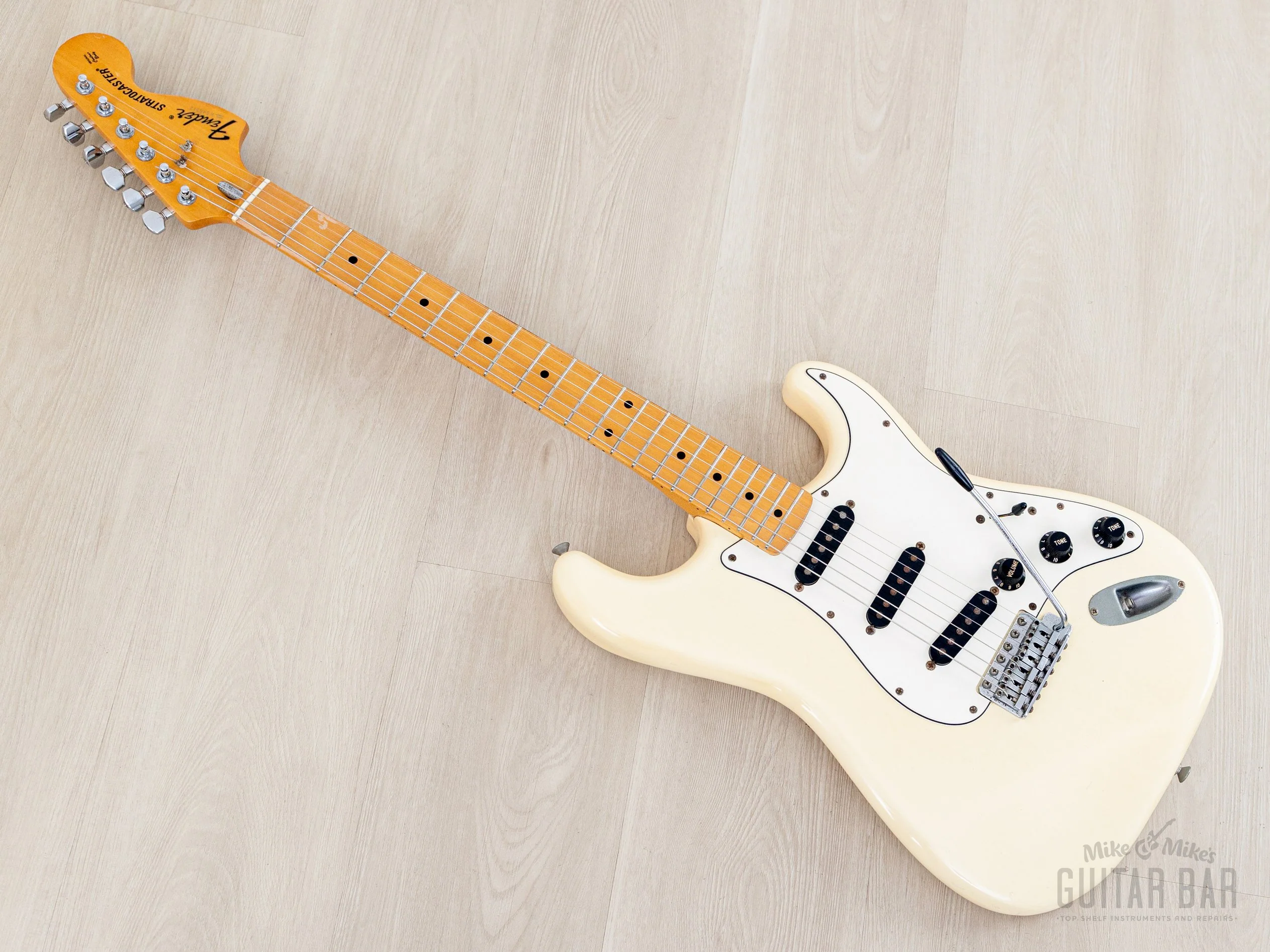 1984 Fender Stratocaster ‘72 Vintage Reissue ST72-55 Olympic White E-Serial, Japan MIJ Fujigen - Image 12