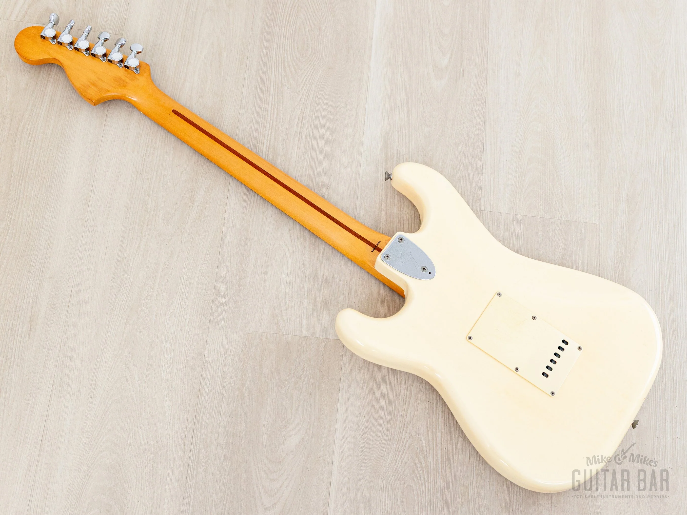 1984 Fender Stratocaster ‘72 Vintage Reissue ST72-55 Olympic White E-Serial, Japan MIJ Fujigen - Image 13