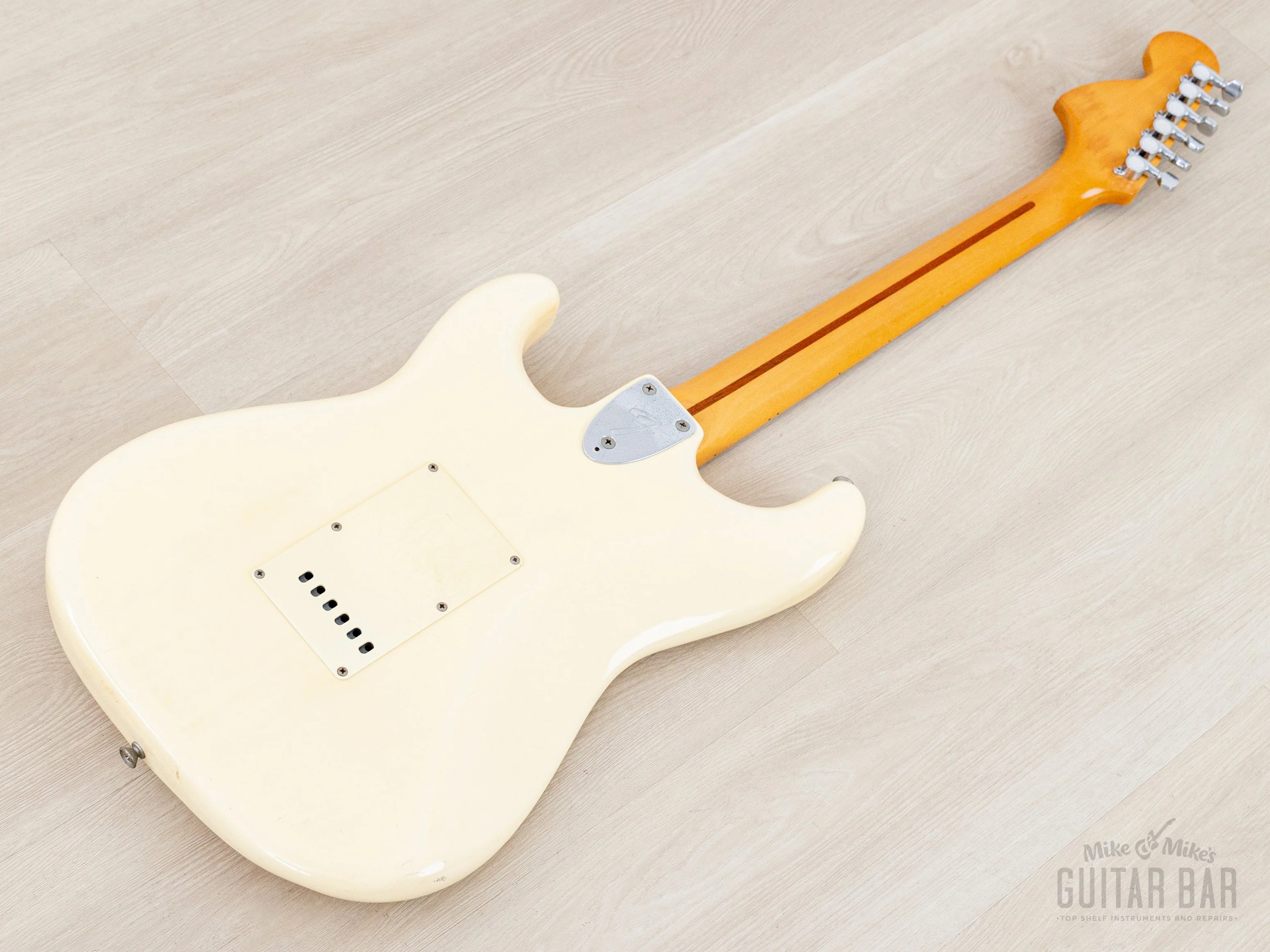 1984 Fender Stratocaster ‘72 Vintage Reissue ST72-55 Olympic White E-Serial, Japan MIJ Fujigen - Image 14