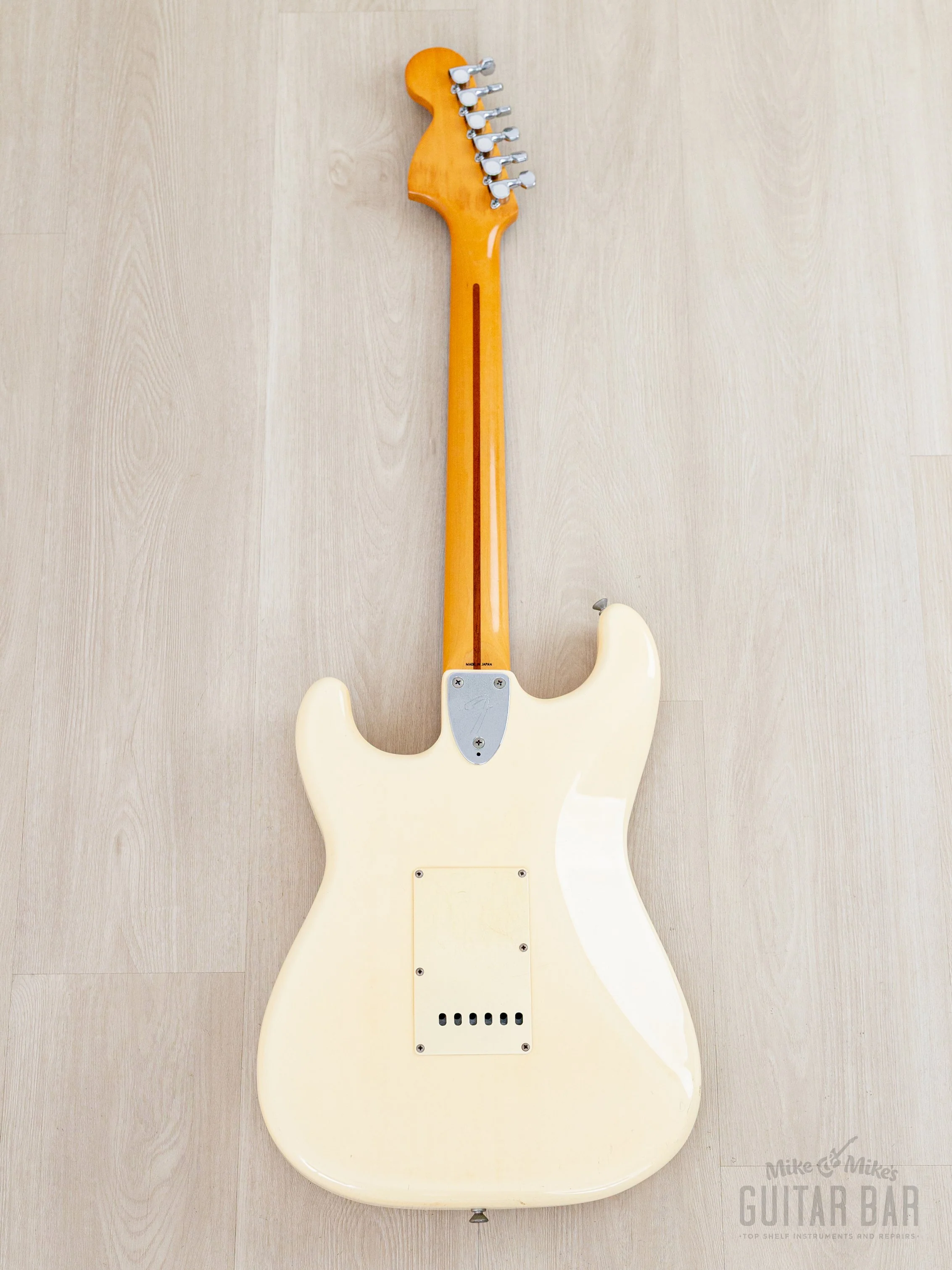 1984 Fender Stratocaster ‘72 Vintage Reissue ST72-55 Olympic White E-Serial, Japan MIJ Fujigen - Image 3