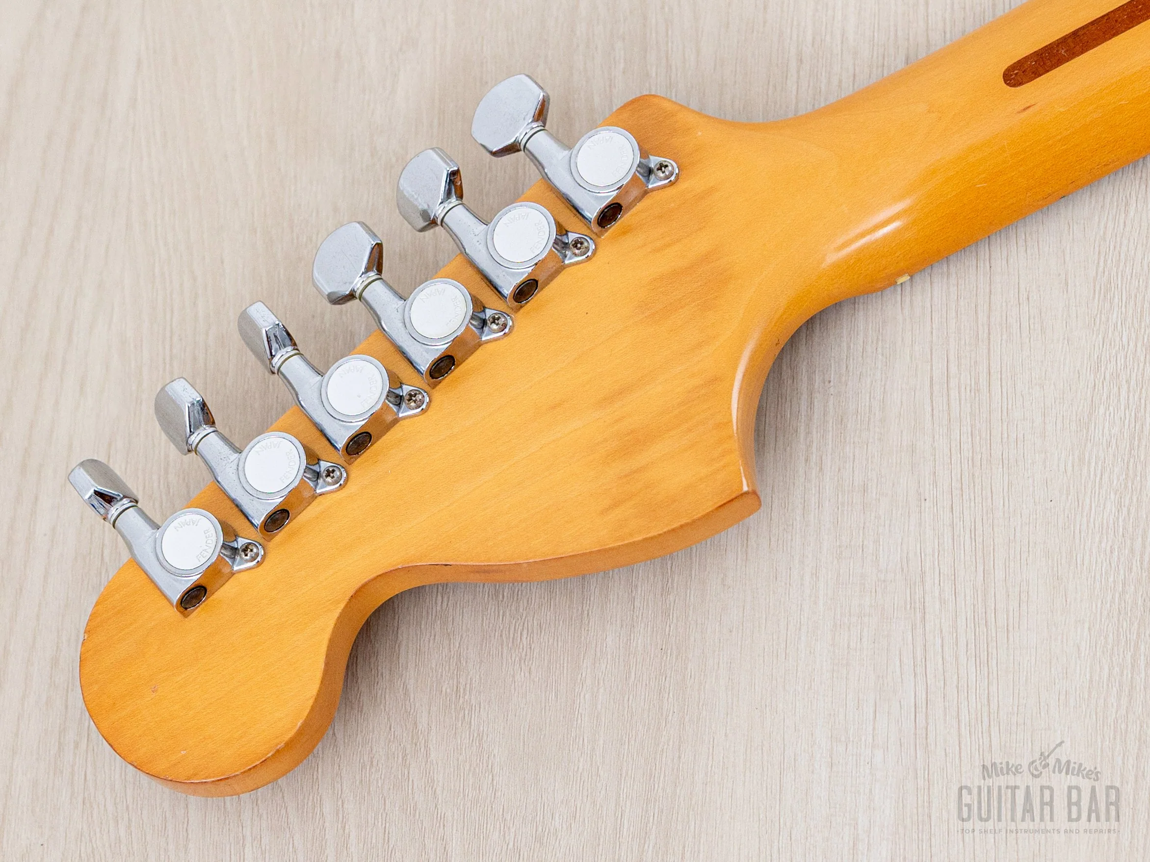 1984 Fender Stratocaster ‘72 Vintage Reissue ST72-55 Olympic White E-Serial, Japan MIJ Fujigen - Image 5