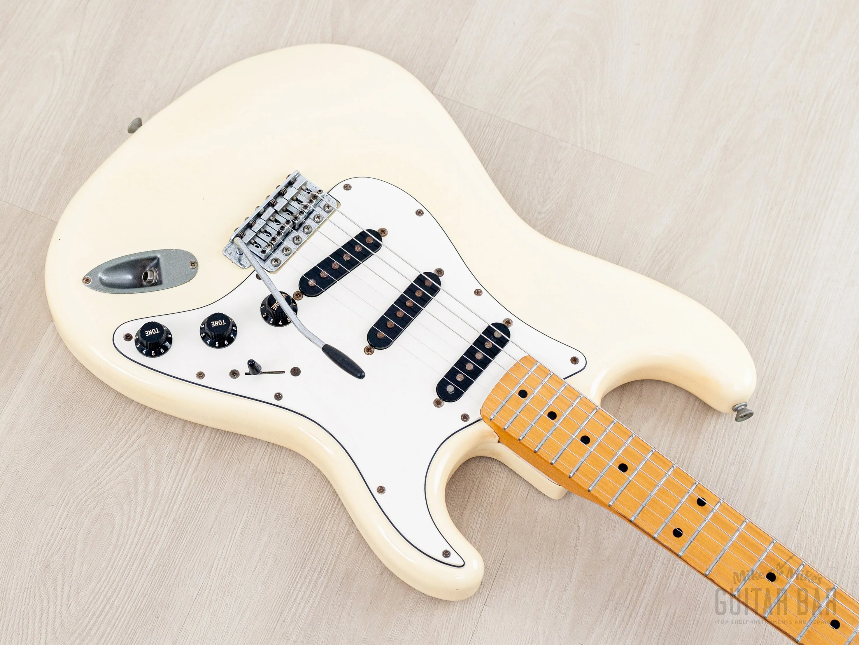 1984 Fender Stratocaster ‘72 Vintage Reissue ST72-55 Olympic White E-Serial, Japan MIJ Fujigen - Image 9