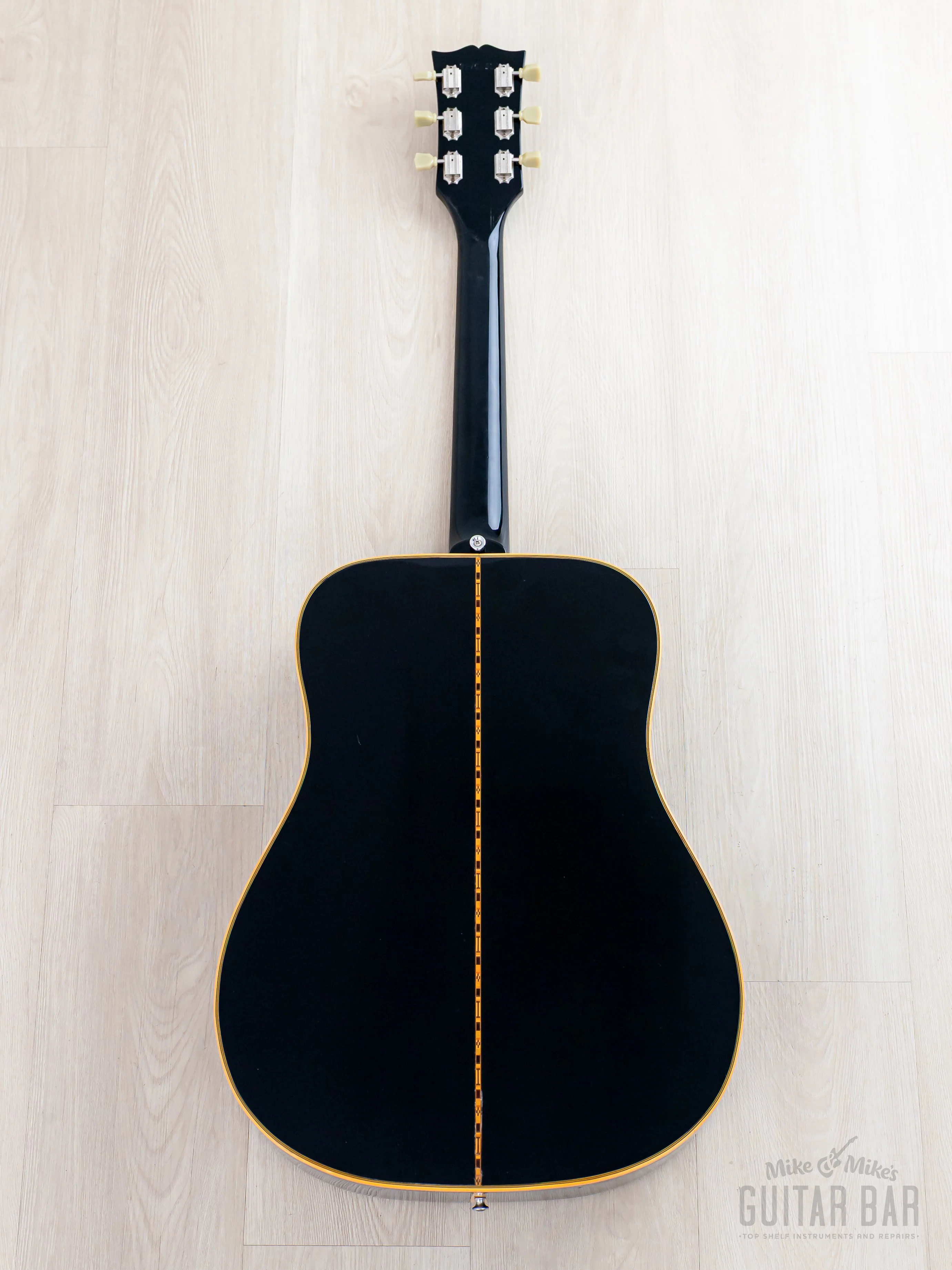 1984 Gibson Dove Vintage Dreadnought Acoustic Guitar Ebony w/ Case - Image 3