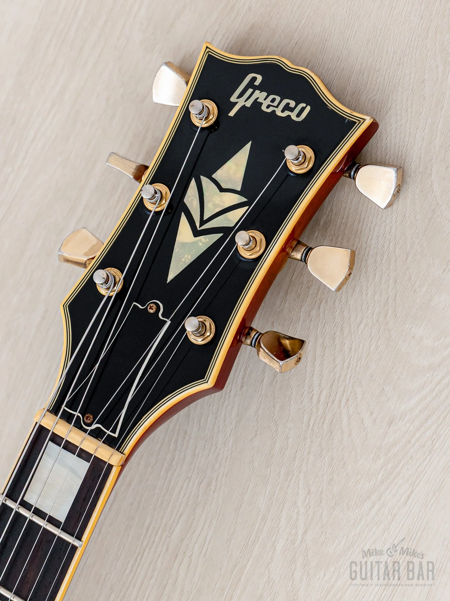 1984 Greco Mint Collection EG500C Custom Vintage Guitar Cherry Sunburst w/ Screamin PAFs, Japan Fujigen - Image 4