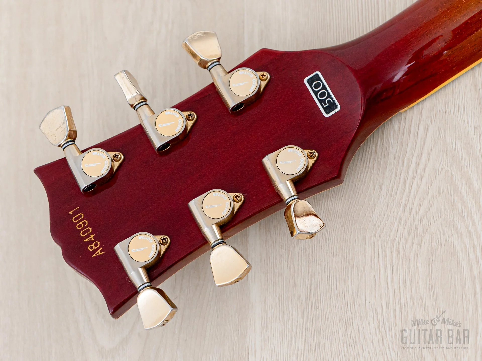 1984 Greco Mint Collection EG500C Custom Vintage Guitar Cherry Sunburst w/ Screamin PAFs, Japan Fujigen - Image 5