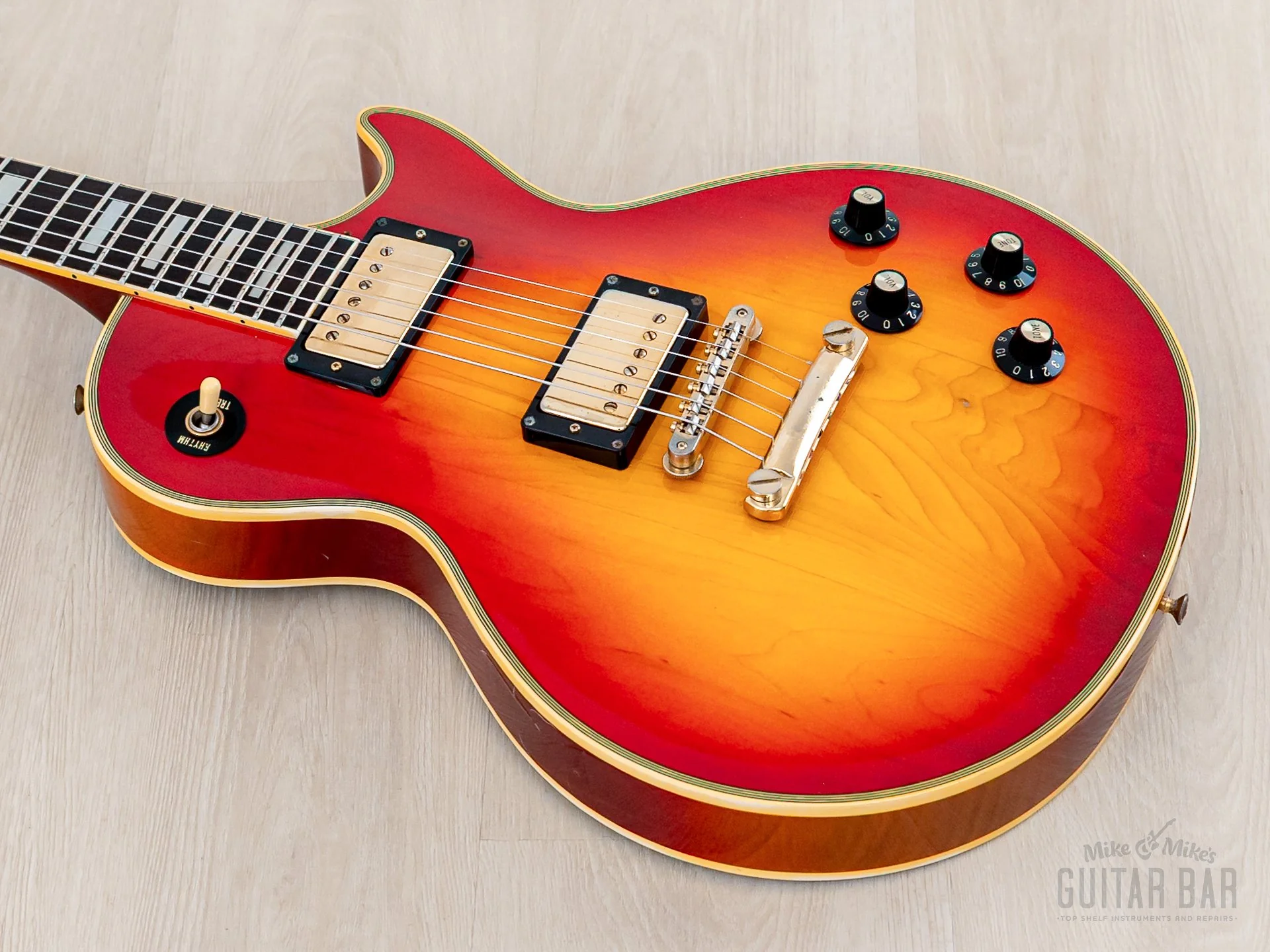 1984 Greco Mint Collection EG500C Custom Vintage Guitar Cherry Sunburst w/ Screamin PAFs, Japan Fujigen - Image 9