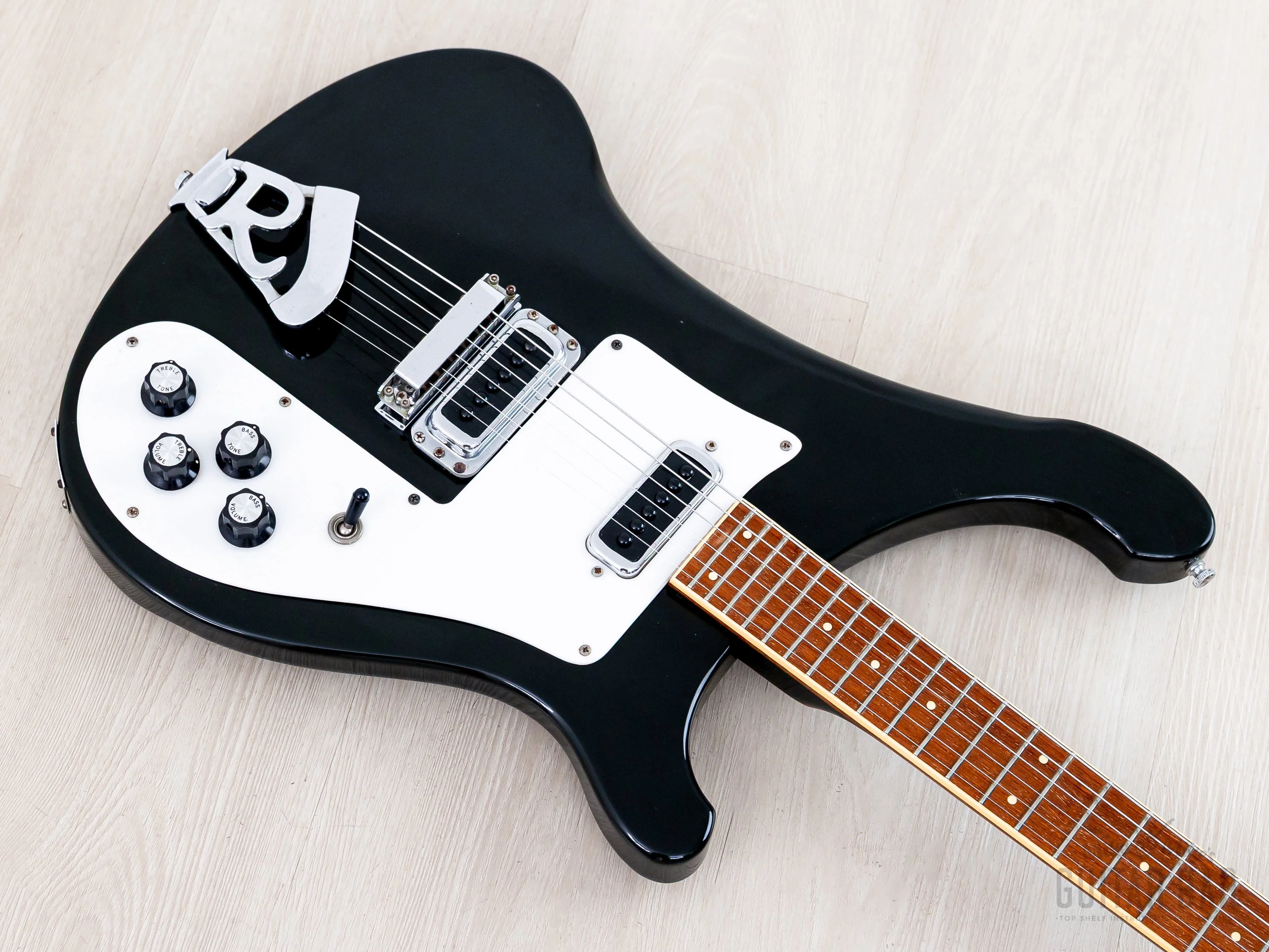 1984 Rickenbacker 480 Vintage Solidbody Guitar Jetglo, 100% Original - Image 8