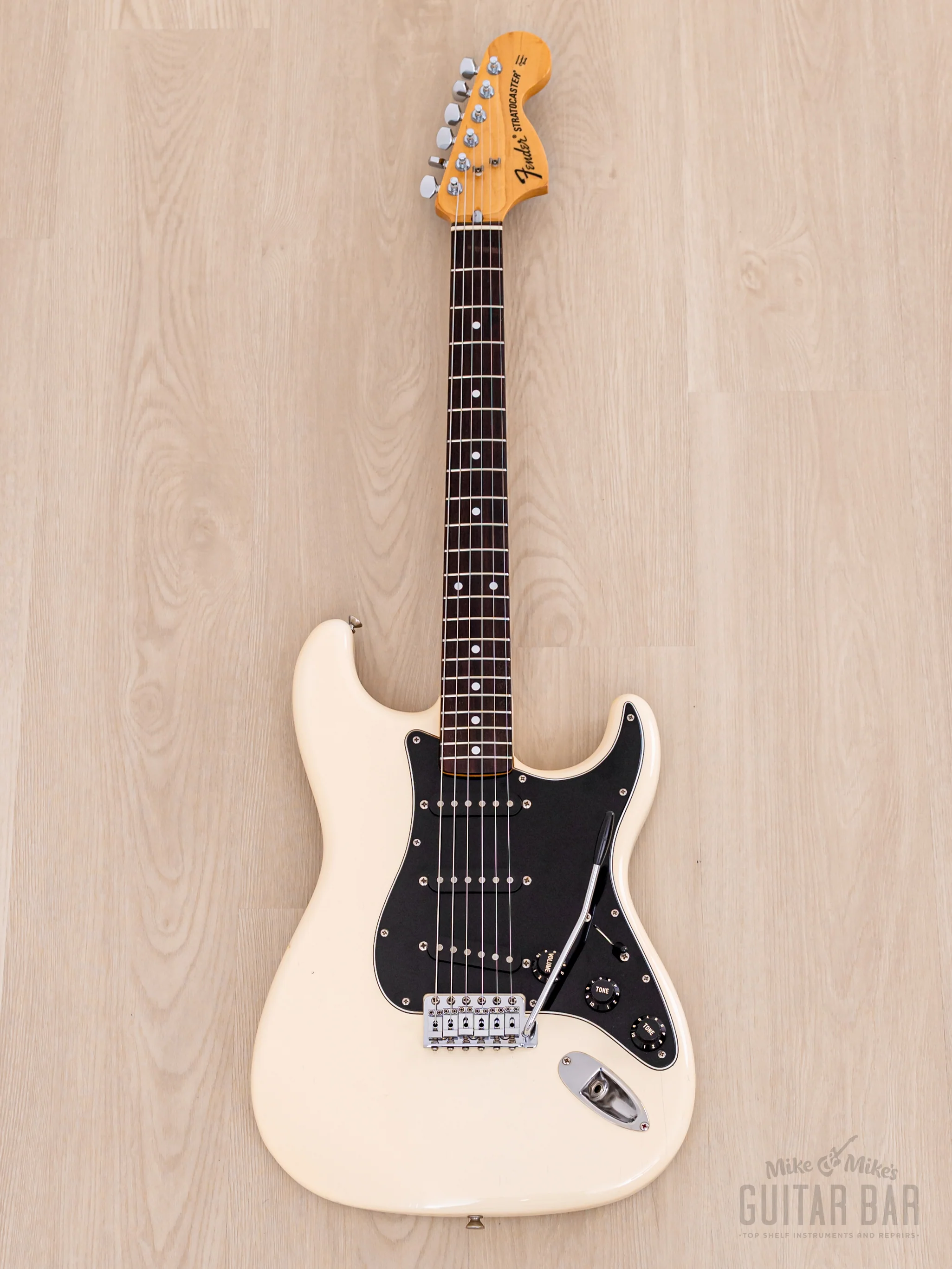 1985 Fender JV Stratocaster ‘72 Vintage Reissue ST72-65 Olympic White 100% Original, Japan MIJ Fujigen - Image 2