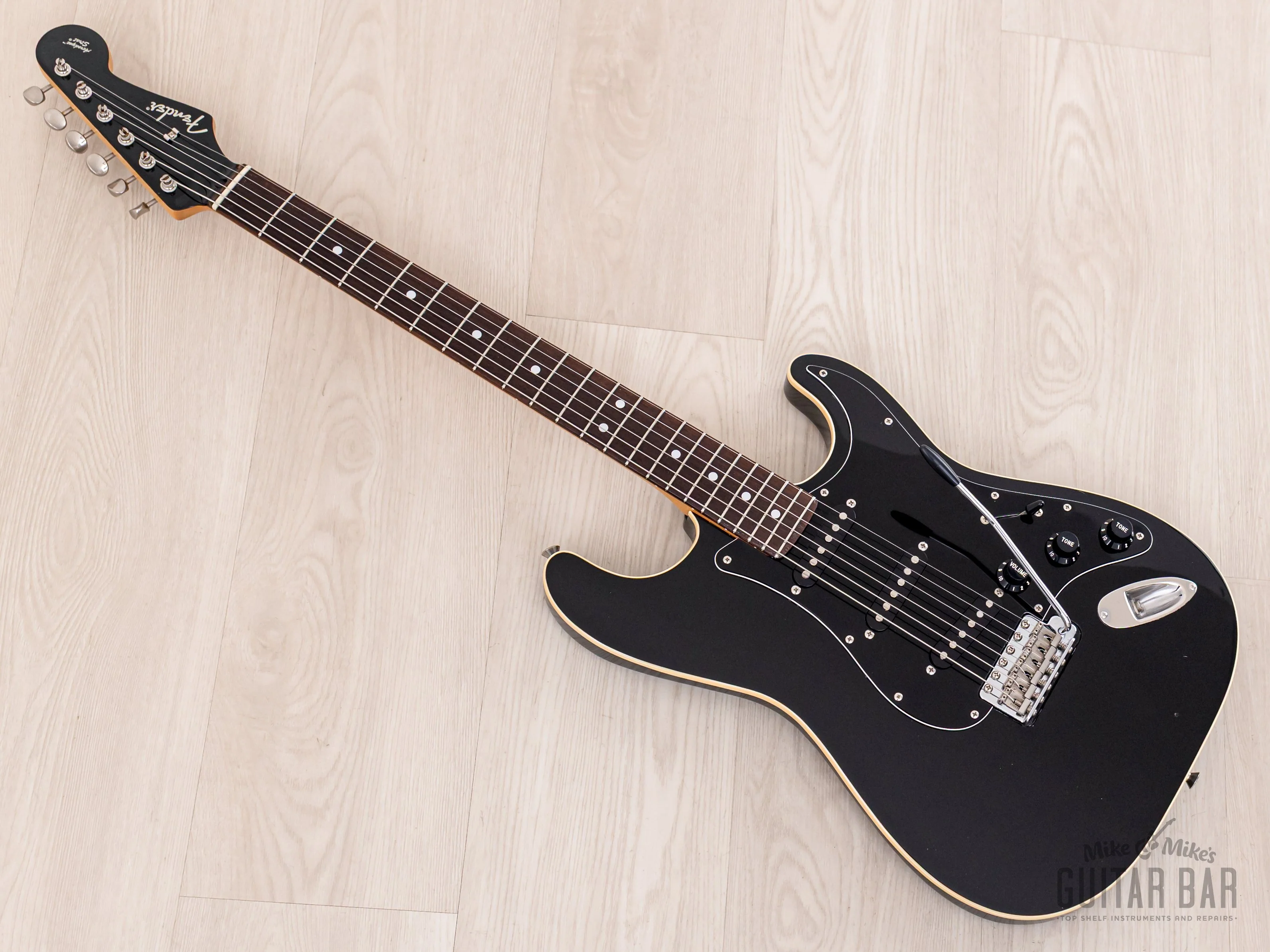 2004 Fender Aerodyne Stratocaster AST-65 Electric Guitar Black, Japan CIJ - Image 11