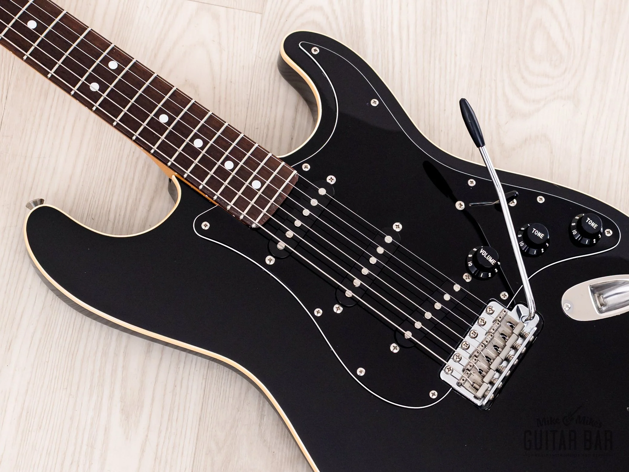 2004 Fender Aerodyne Stratocaster AST-65 Electric Guitar Black, Japan CIJ - Image 7