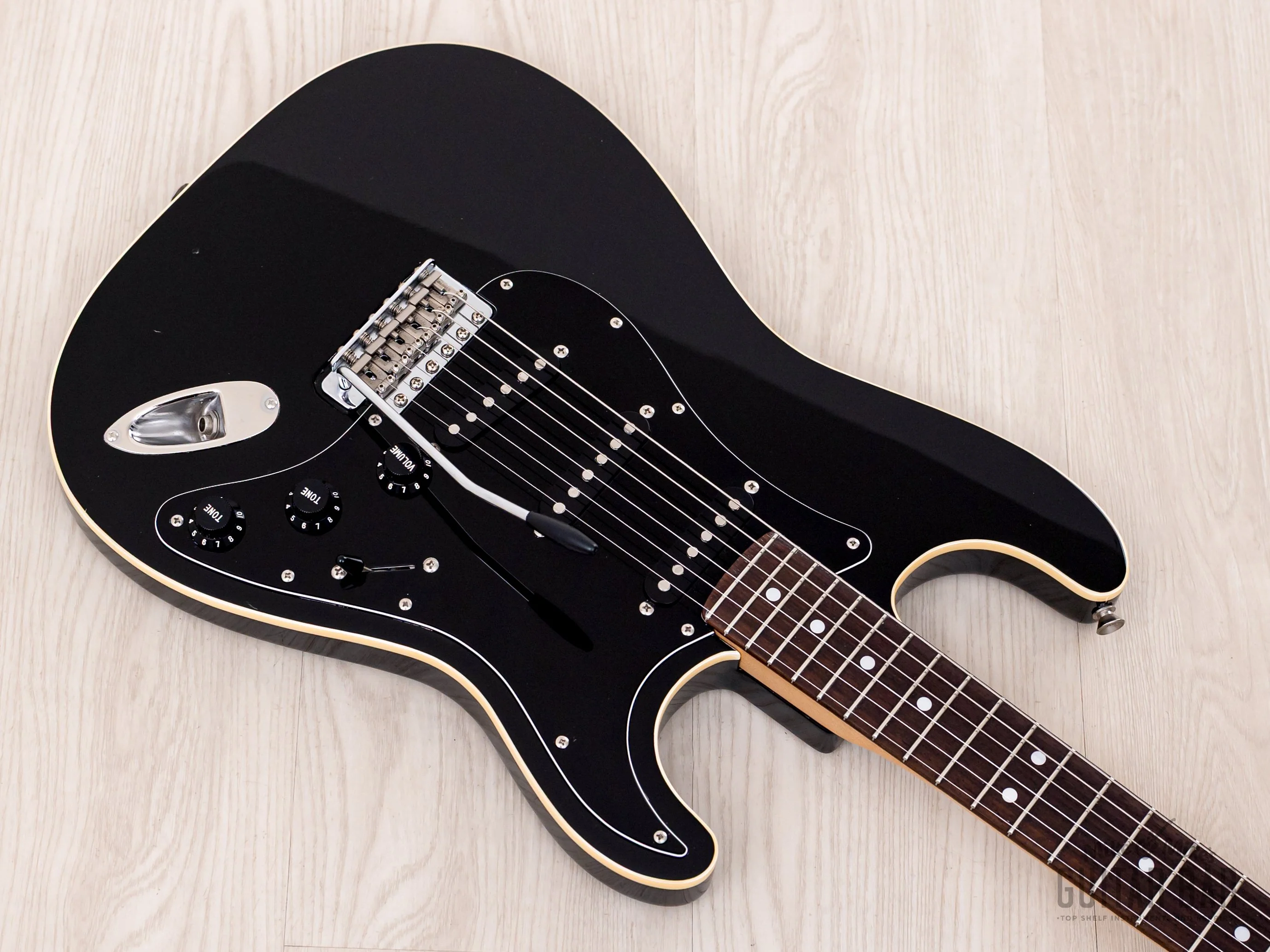 2004 Fender Aerodyne Stratocaster AST-65 Electric Guitar Black, Japan CIJ - Image 8