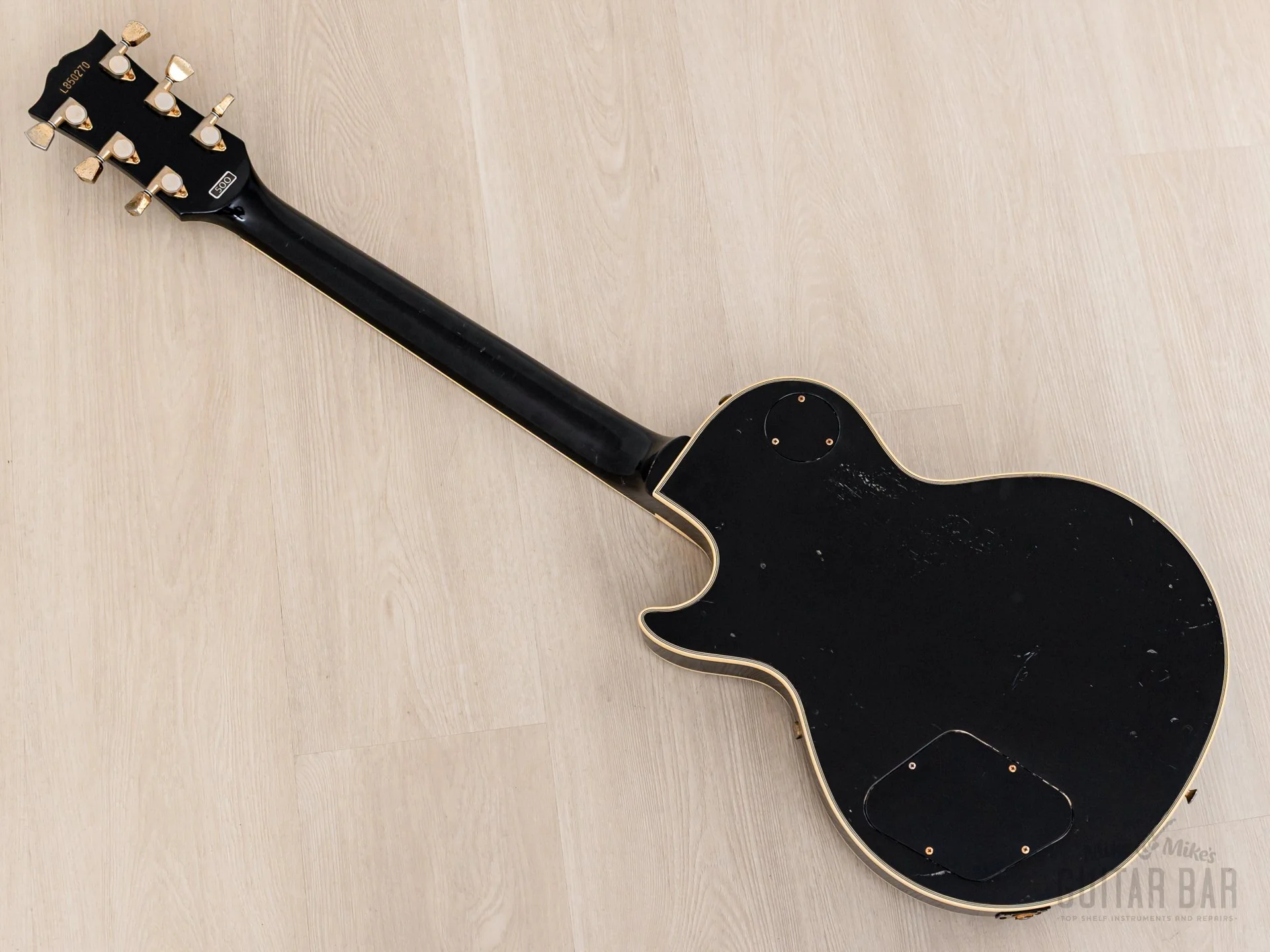 1985 Greco EGC68-500 Custom Black Beauty Vintage Guitar w/ Screamin PAFs & Case, Japan Fujigen - Image 12