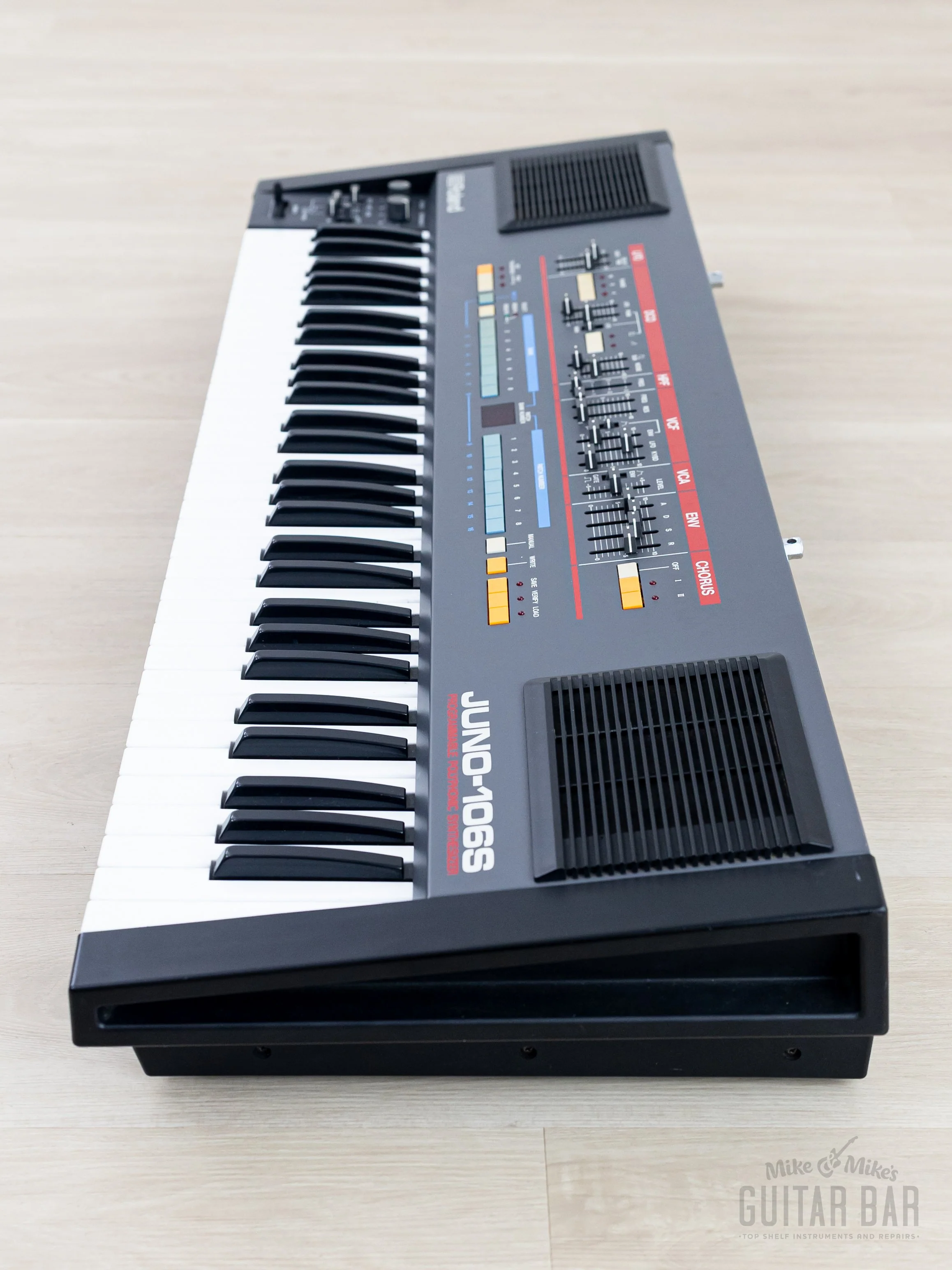 1985 Roland Juno-106S Vintage Analog Synthesizer Near-Mint w/ Built-In Speakers, Serviced 120v - Image 10