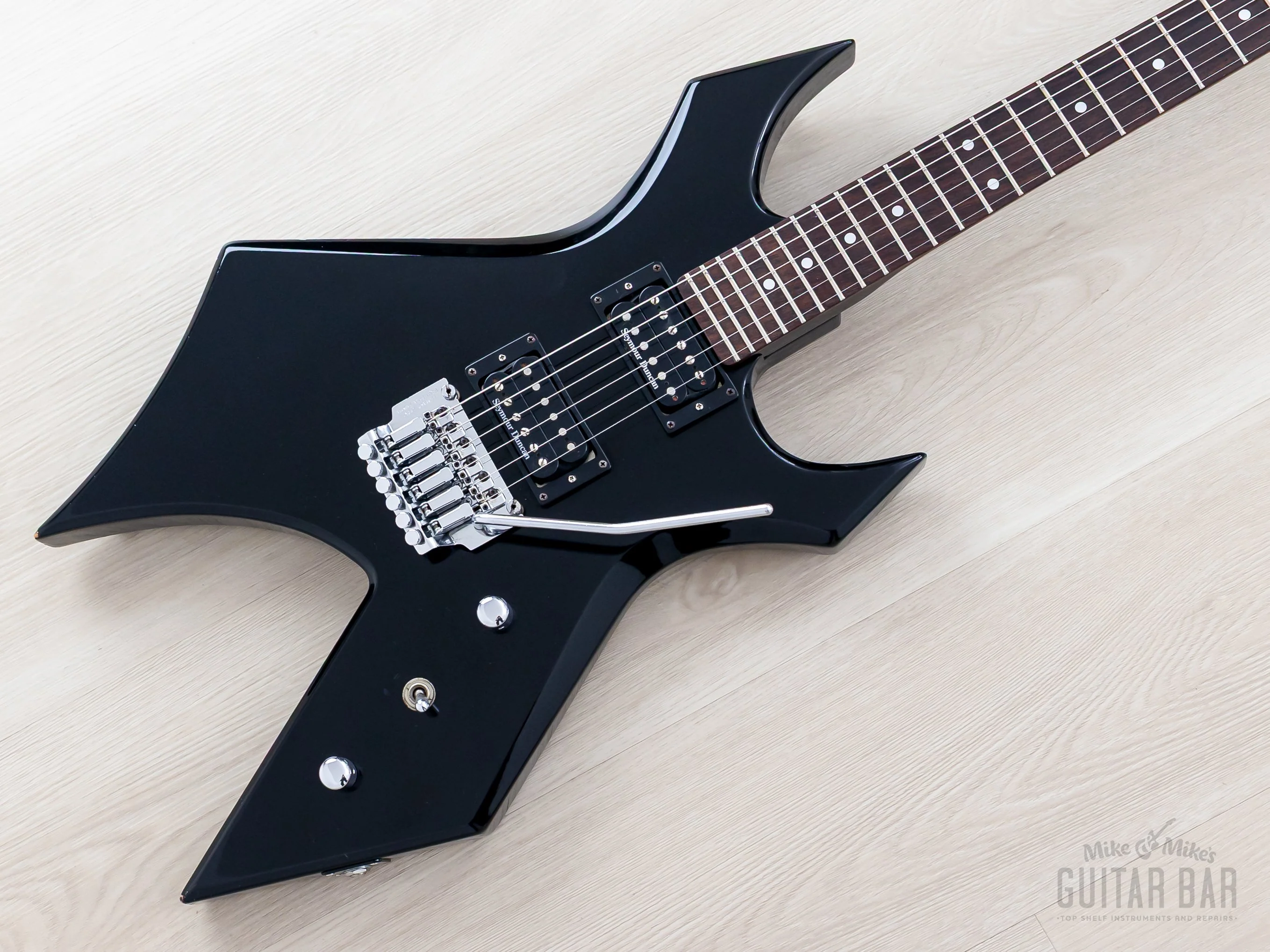 1986 B.C. Rich Warlock NJ Series Black w/ Seymour Duncan SH-2 & SH-4, Japan