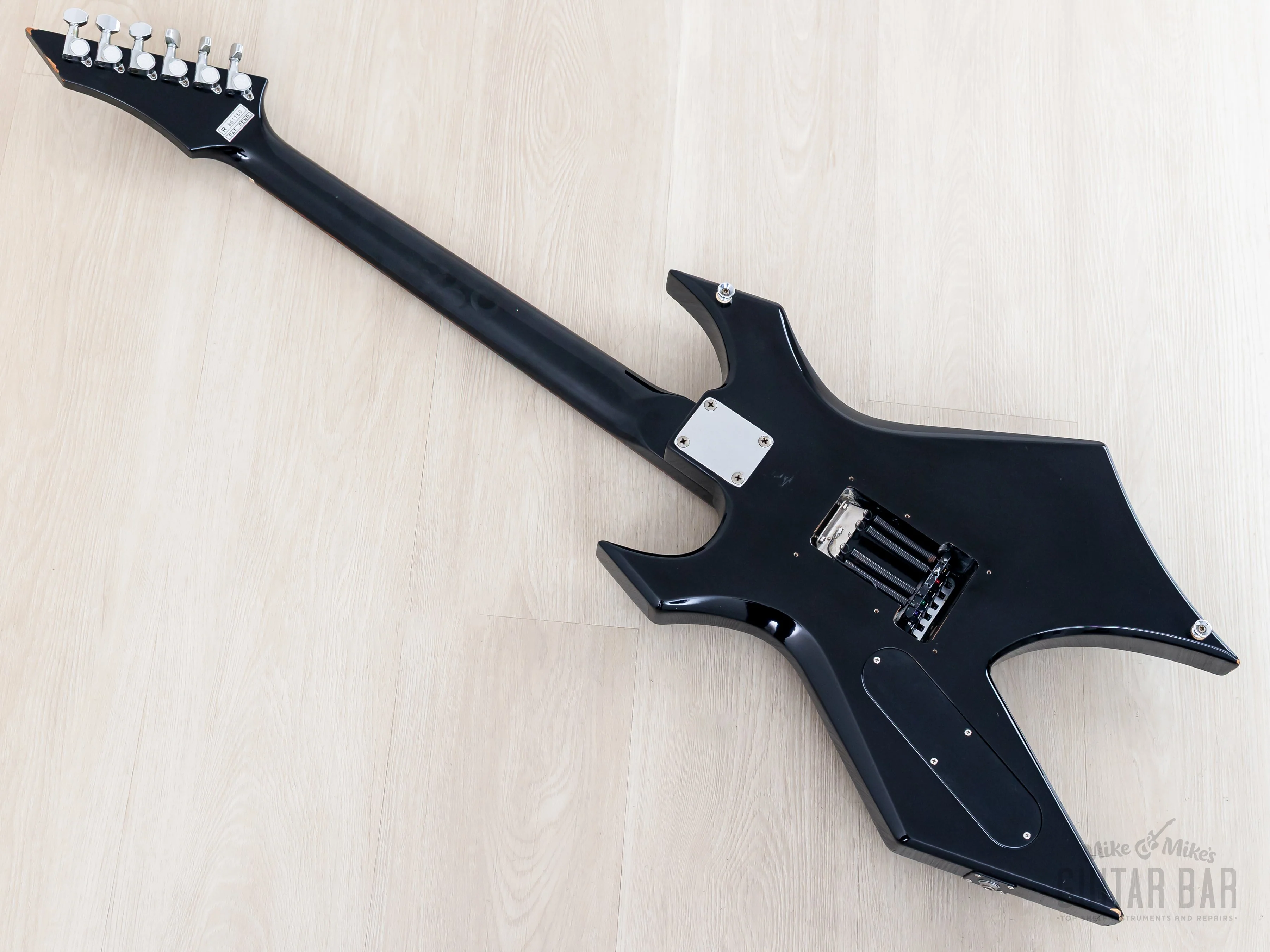 1986 B.C. Rich Warlock NJ Series Black w/ Seymour Duncan SH-2 & SH-4, Japan - Image 13