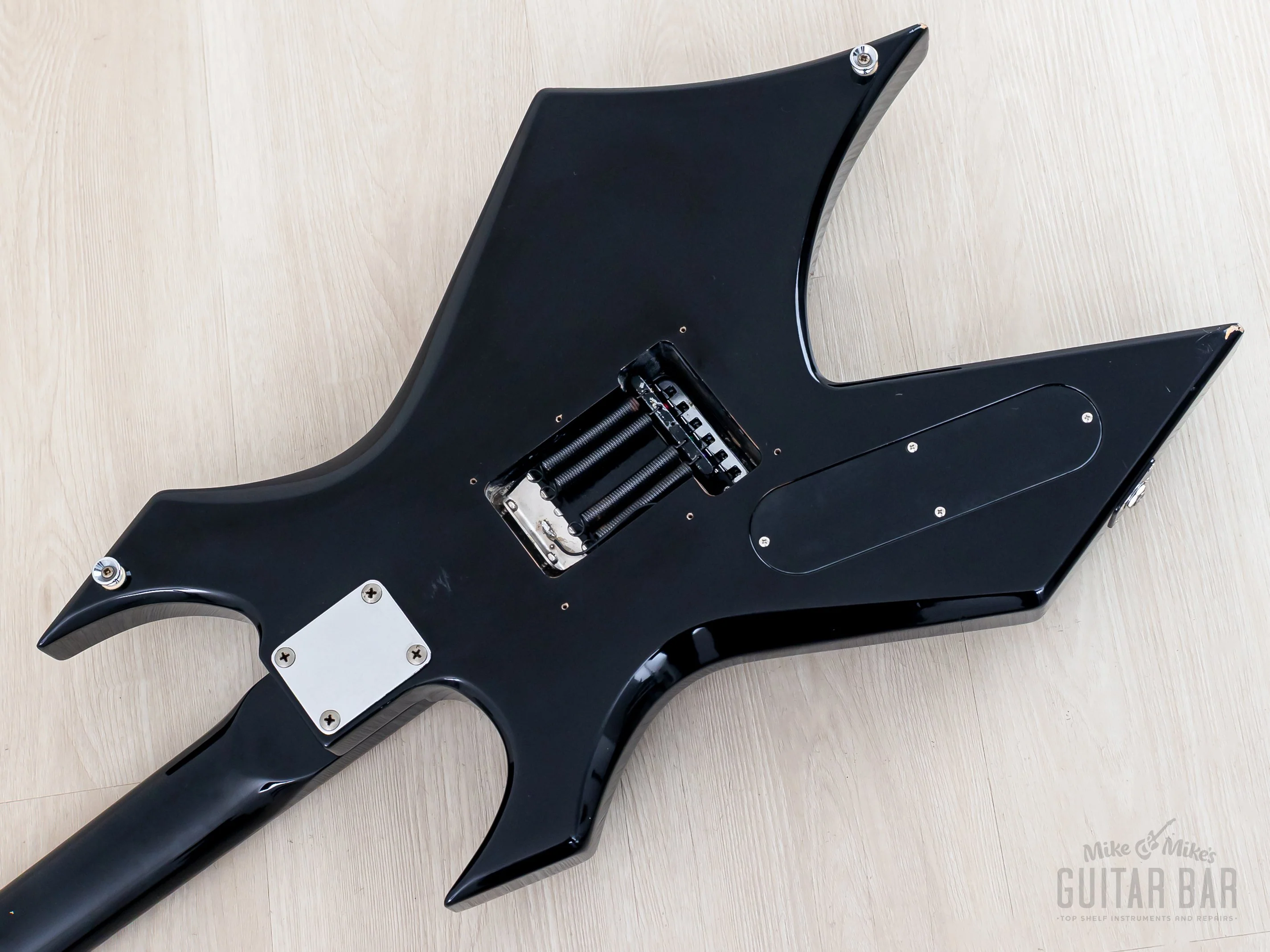 1986 B.C. Rich Warlock NJ Series Black w/ Seymour Duncan SH-2 & SH-4, Japan - Image 15