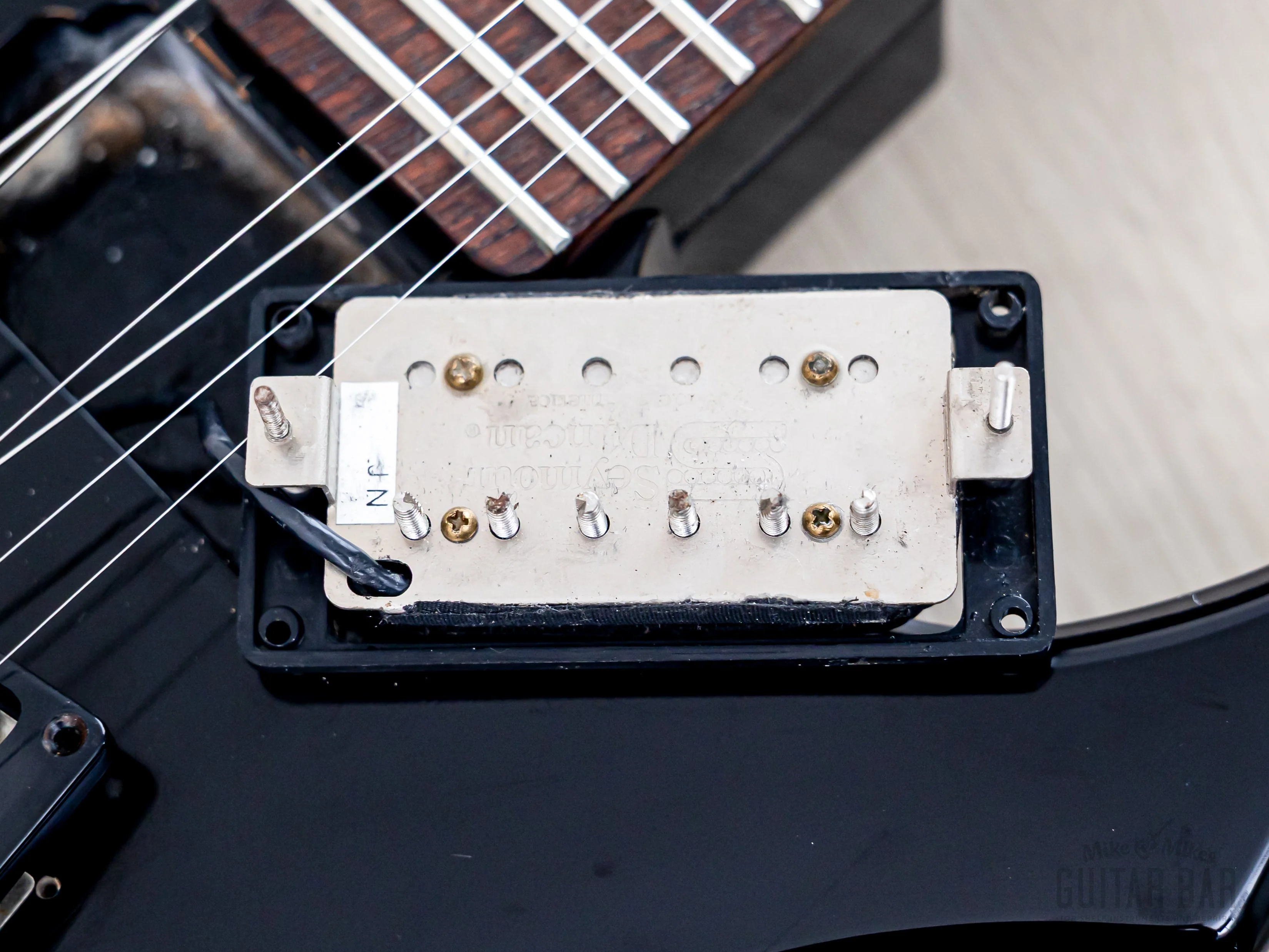 1986 B.C. Rich Warlock NJ Series Black w/ Seymour Duncan SH-2 & SH-4, Japan - Image 17