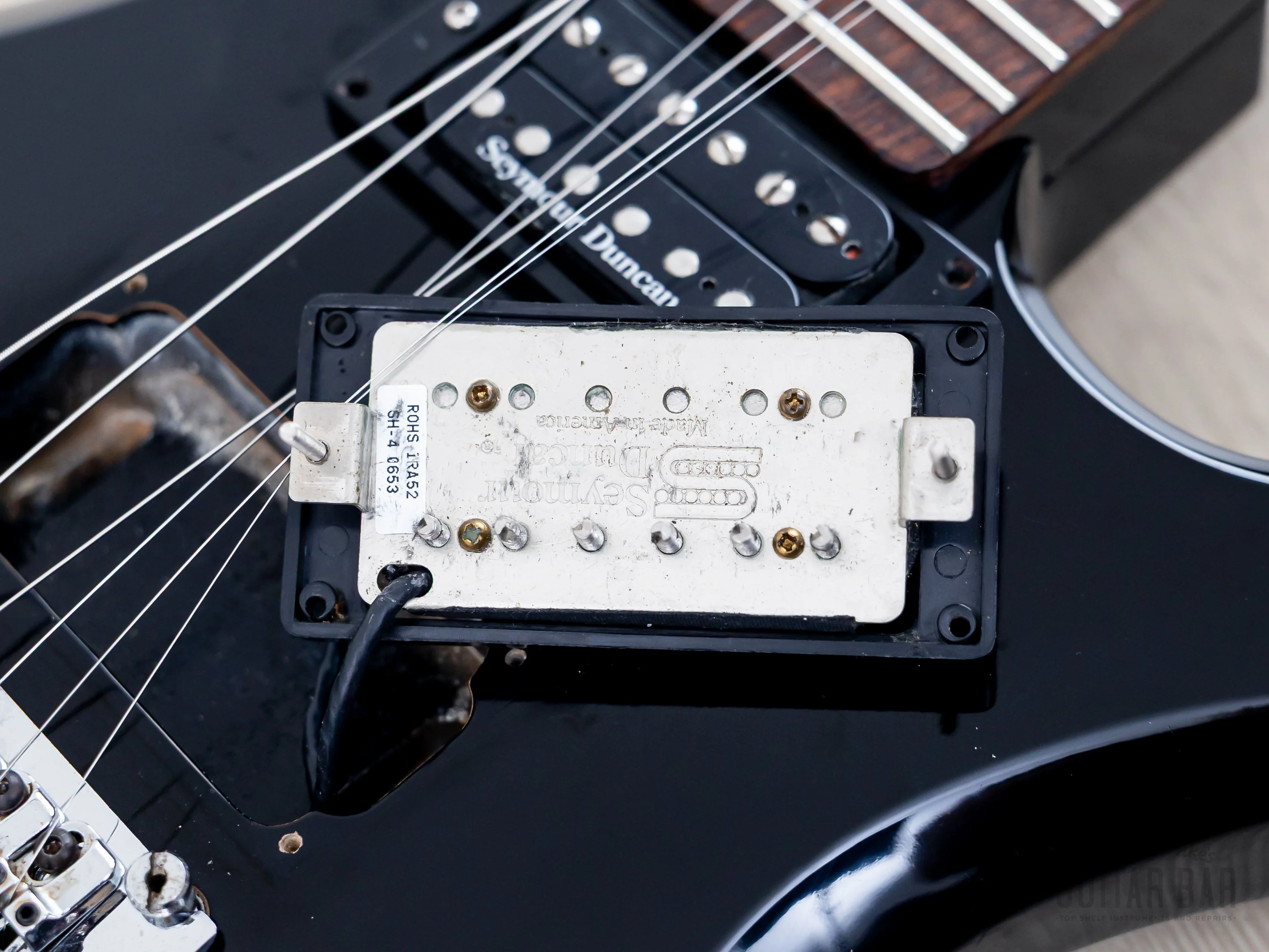 1986 B.C. Rich Warlock NJ Series Black w/ Seymour Duncan SH-2 & SH-4, Japan - Image 18