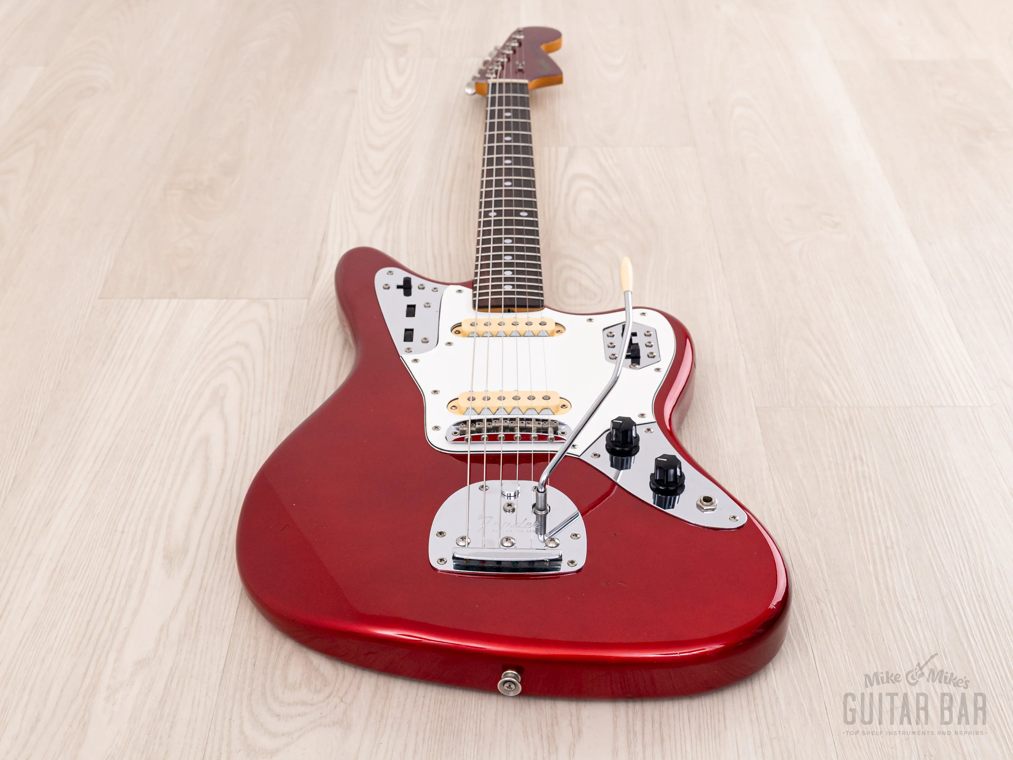 1986 Fender Jaguar '62 Vintage Reissue JG66-75 Candy Apple Red First-Year, Japan MIJ Fujigen - Image 11