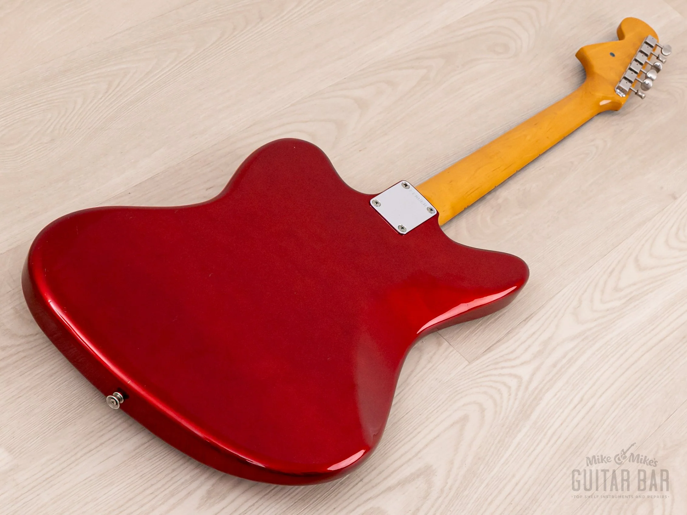 1986 Fender Jaguar '62 Vintage Reissue JG66-75 Candy Apple Red First-Year, Japan MIJ Fujigen - Image 14