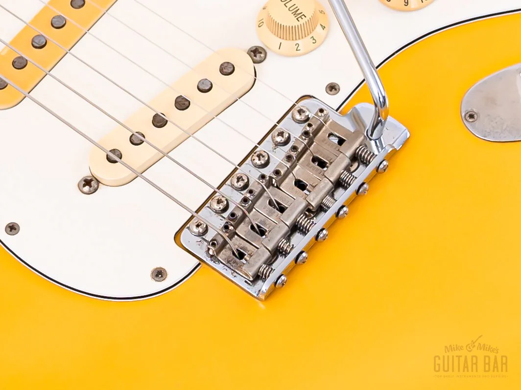 1986 Fender Order Made Yngwie Malmsteen Stratocaster ST62 Yellow White w/ USA Dimarzio DP117, Japan MIJ Fujigen - Image 8