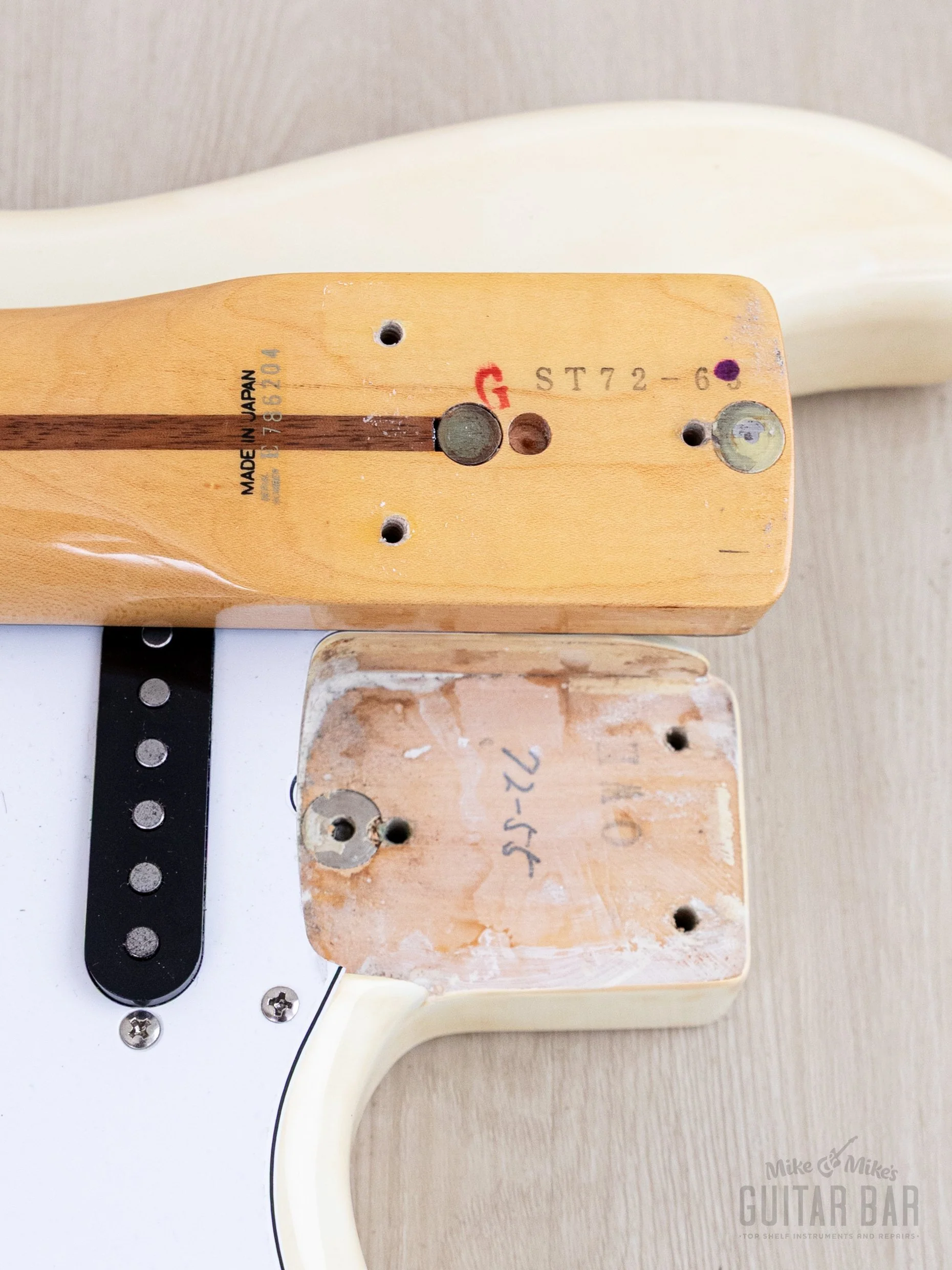 1986 Fender Stratocaster '72 Vintage Reissue ST72-65 Ritchie Blackmore-Spec w/ Scalloped Board, Japan MIJ Fujigen - Image 18
