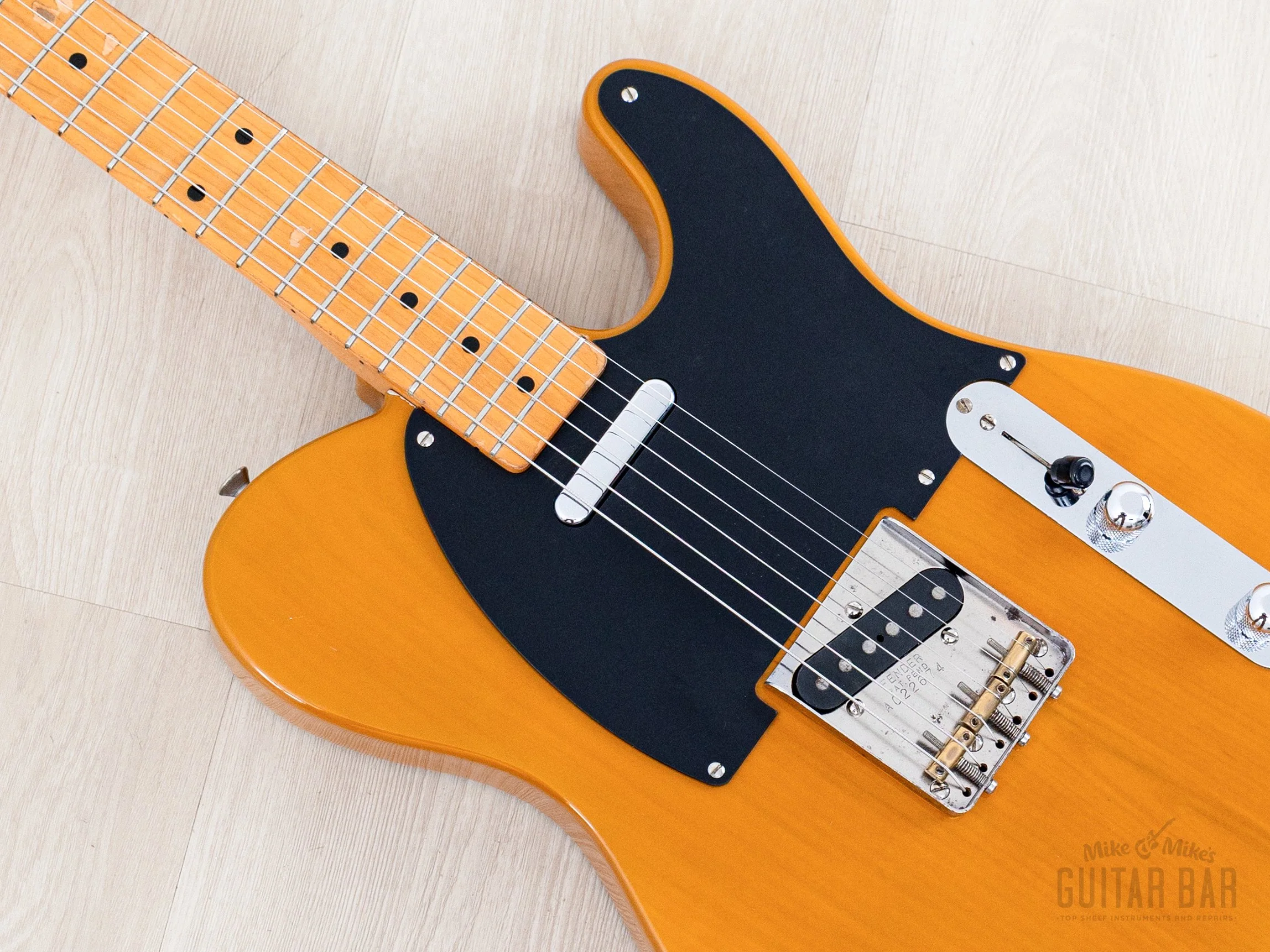 1986 Fender Telecaster ‘52 Vintage Reissue TL52-75 Butterscotch A-serial, Japan MIJ Fujigen - Image 7